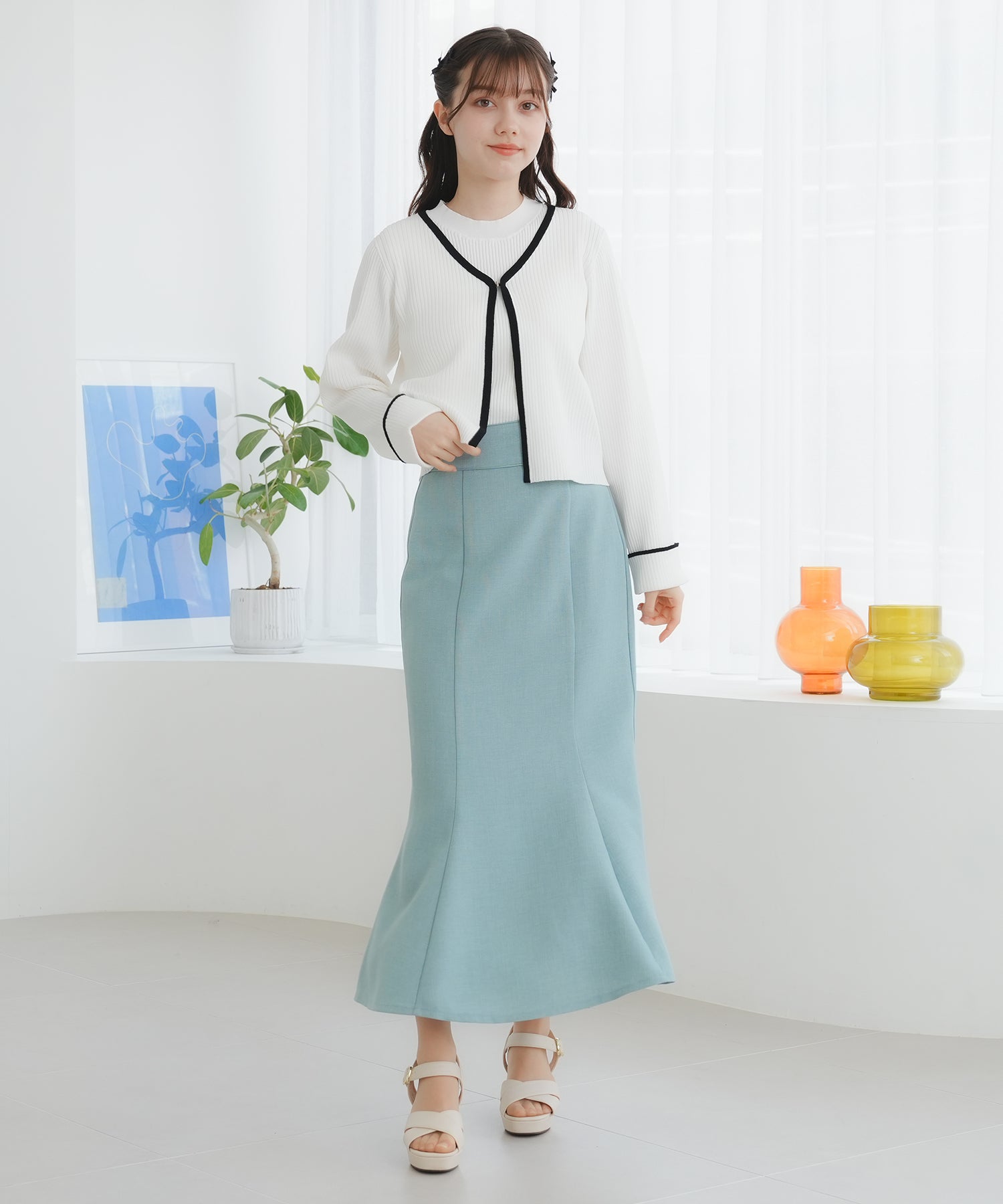 ホワイト model:158cm 着用サイズ:S