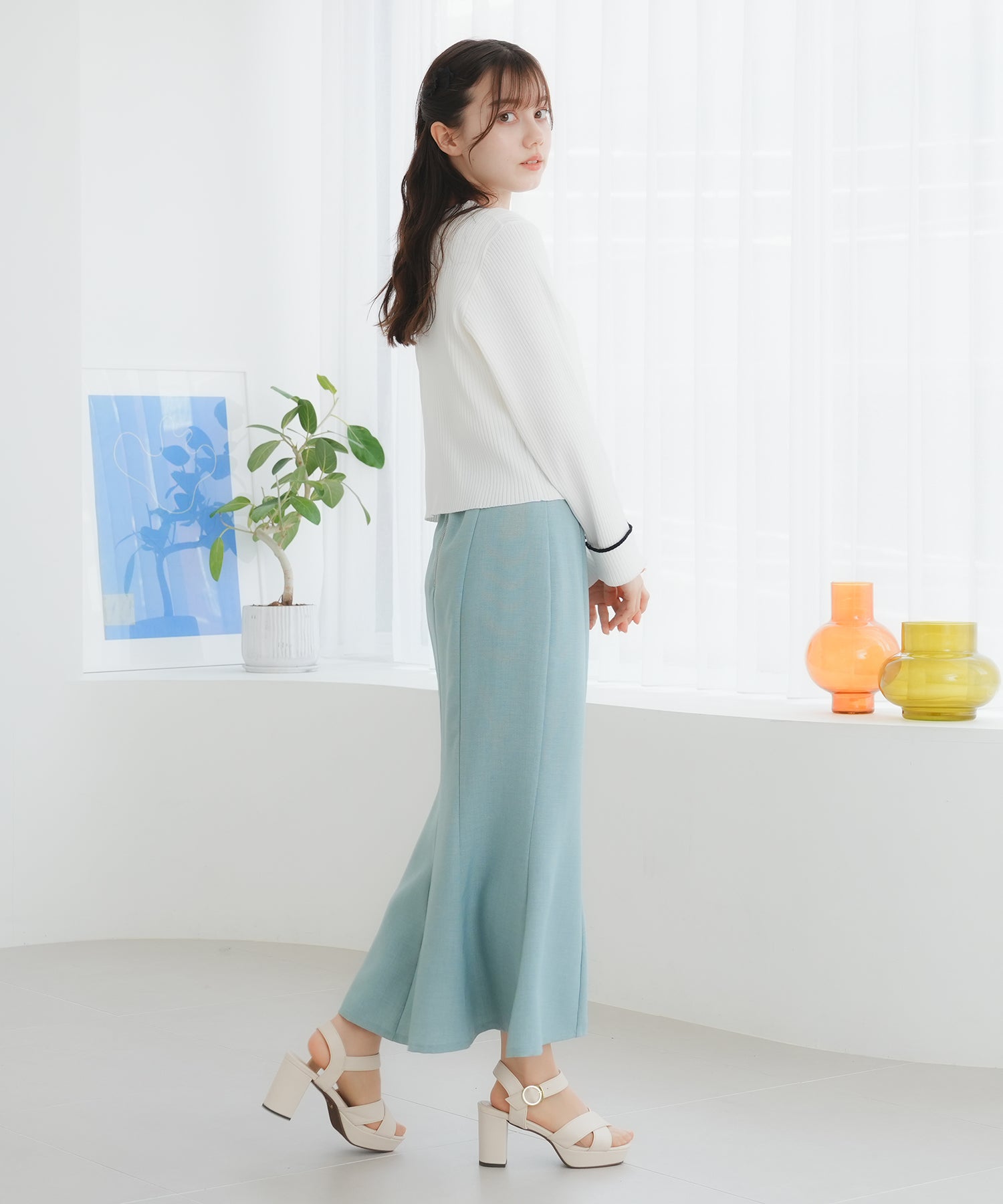 ホワイト model:158cm 着用サイズ:S