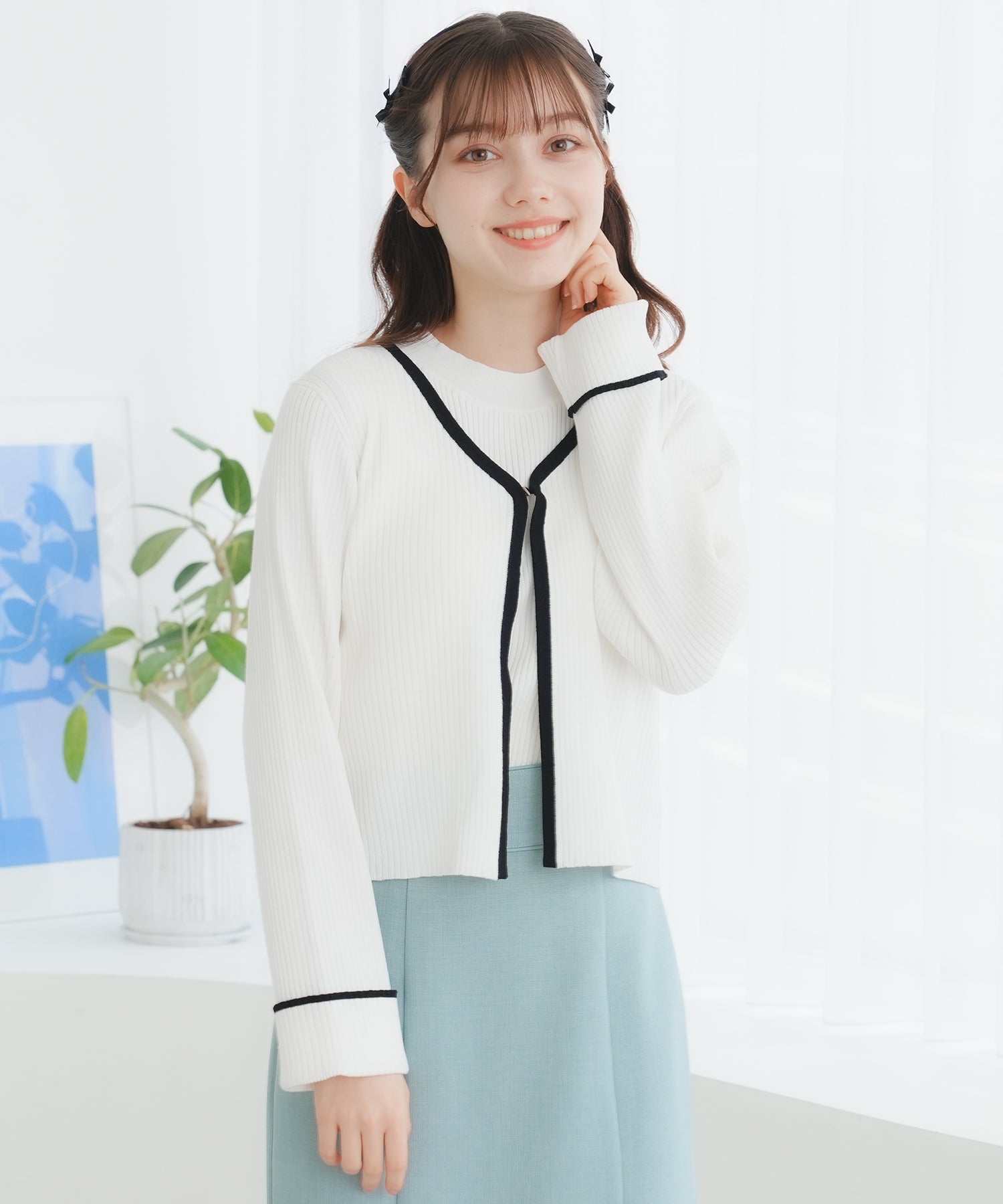 ホワイト model:158cm 着用サイズ:S