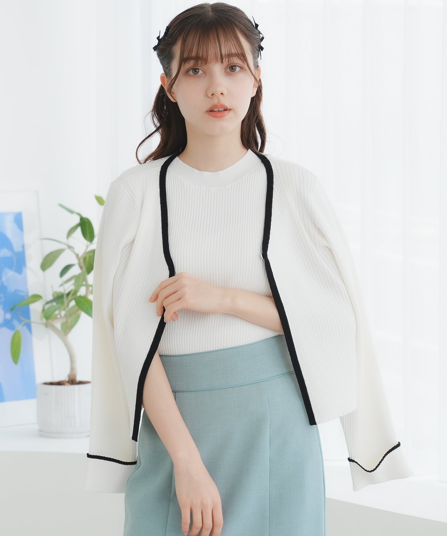 ホワイト model:158cm 着用サイズ:S