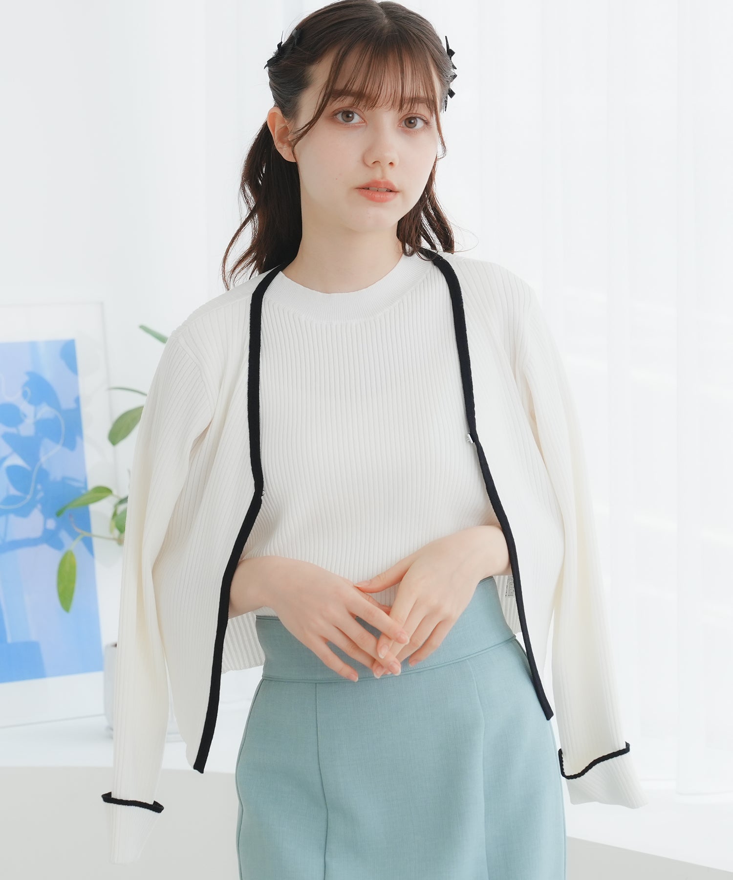ホワイト model:158cm 着用サイズ:S