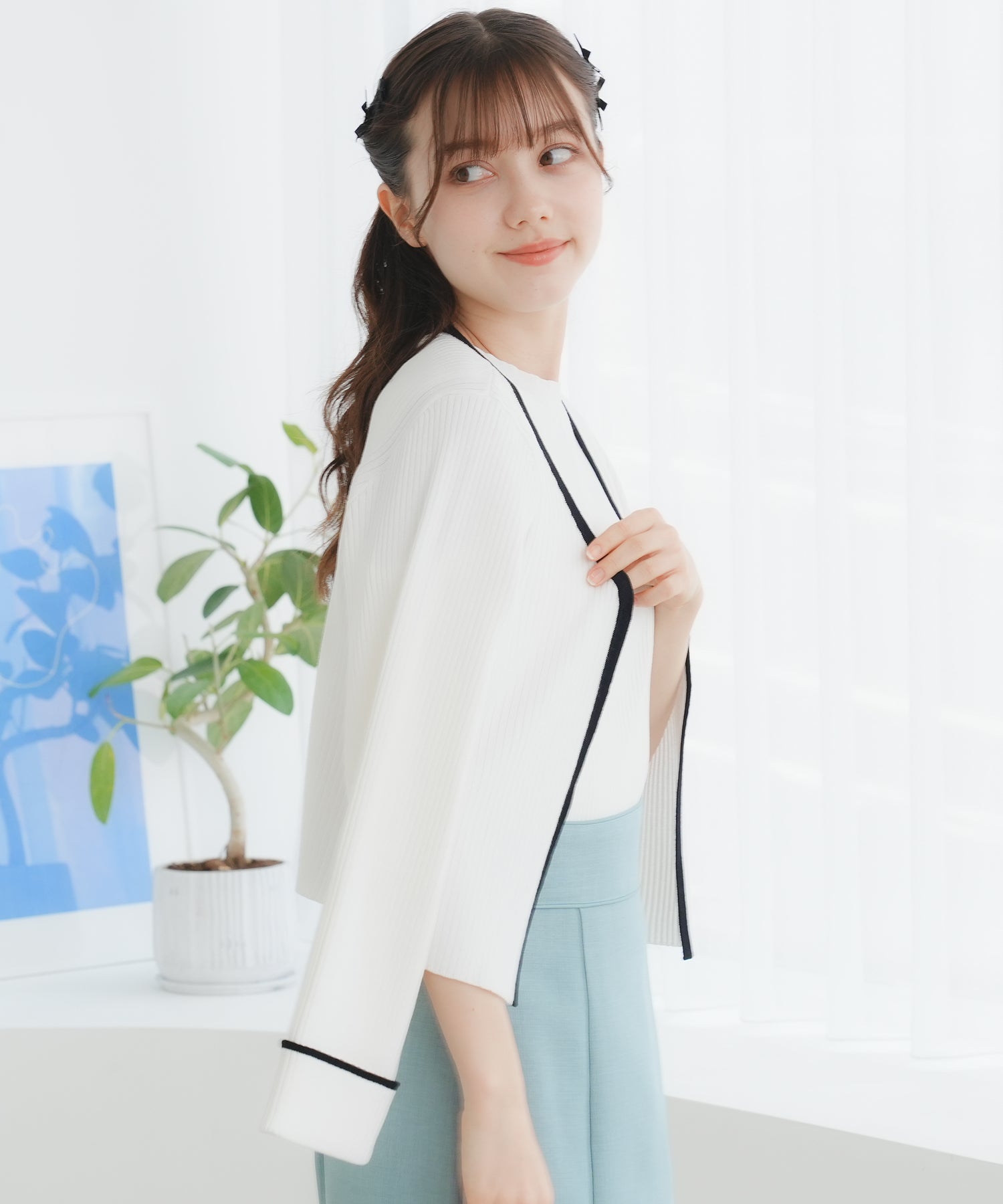 ホワイト model:158cm 着用サイズ:S