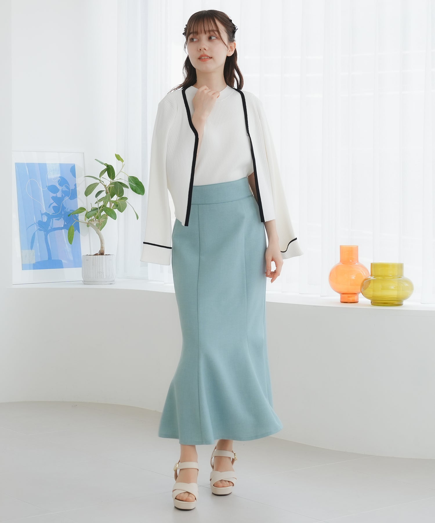 ホワイト model:158cm 着用サイズ:S