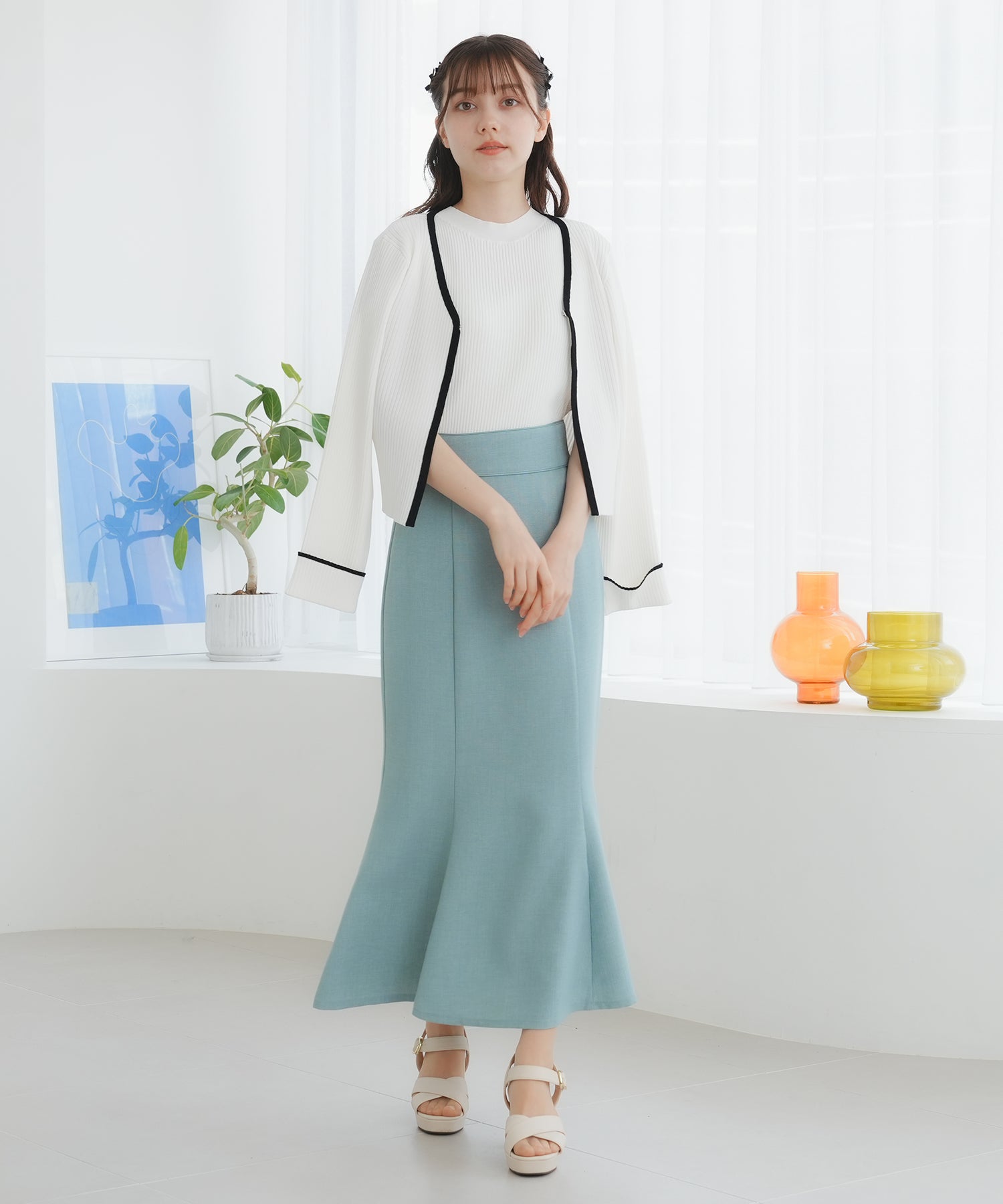 ホワイト model:158cm 着用サイズ:S