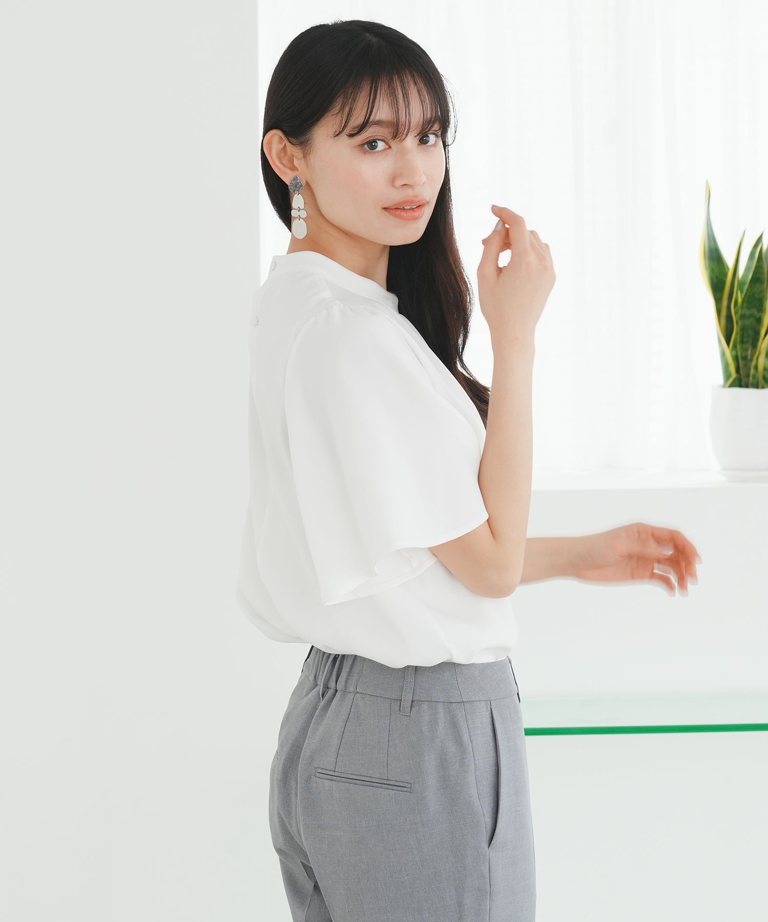 ホワイト model:165cm 着用サイズ:M