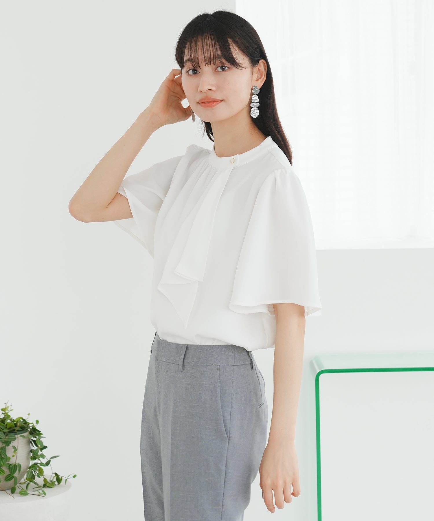 ホワイト model:165cm 着用サイズ:M