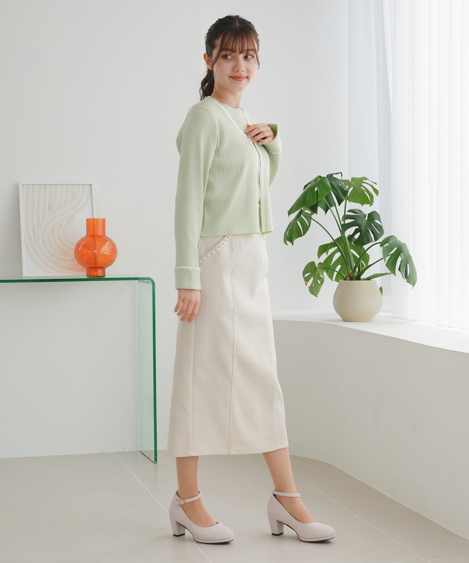 グリーン model:158cm 着用サイズ:S