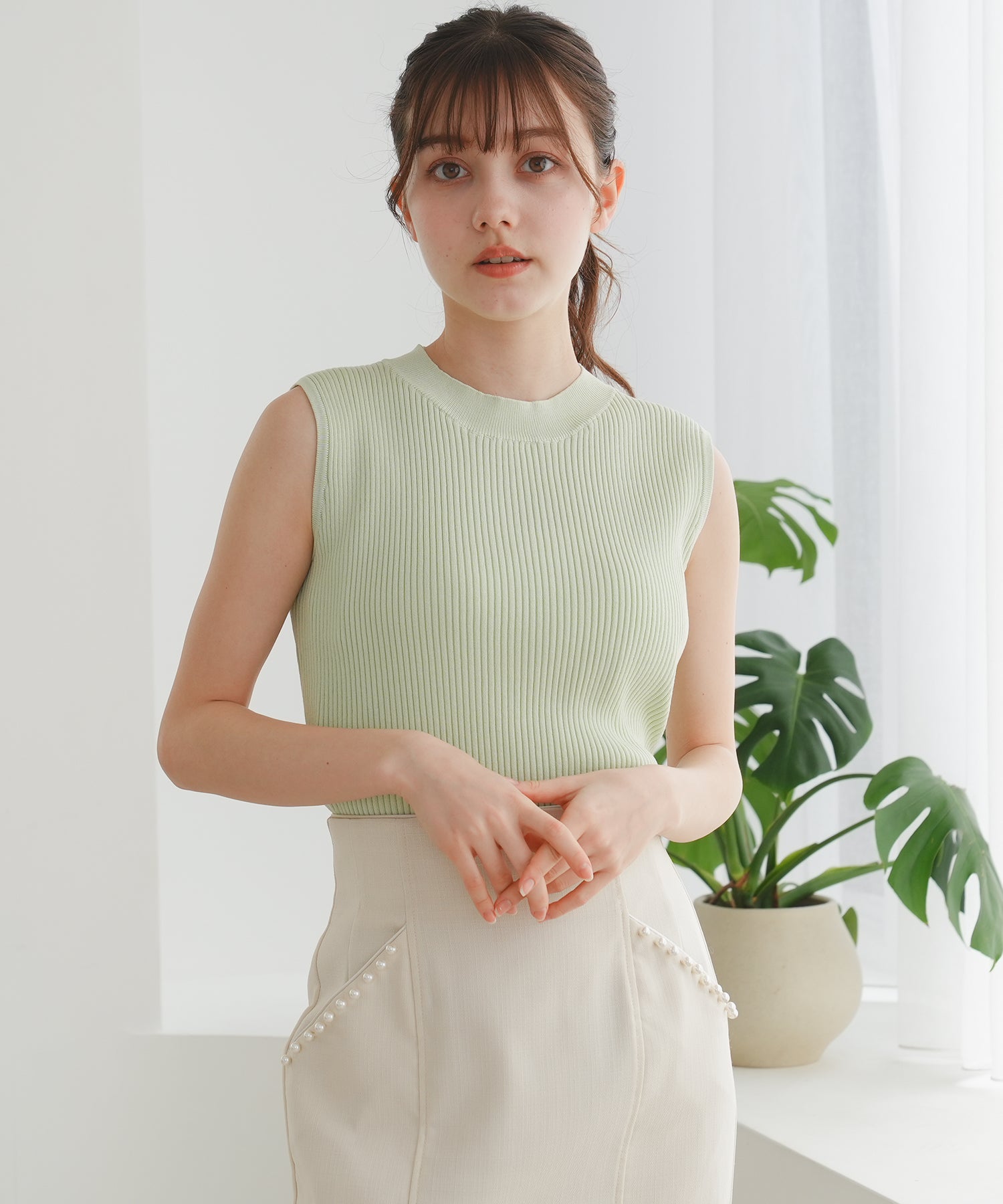 グリーン model:158cm 着用サイズ:S