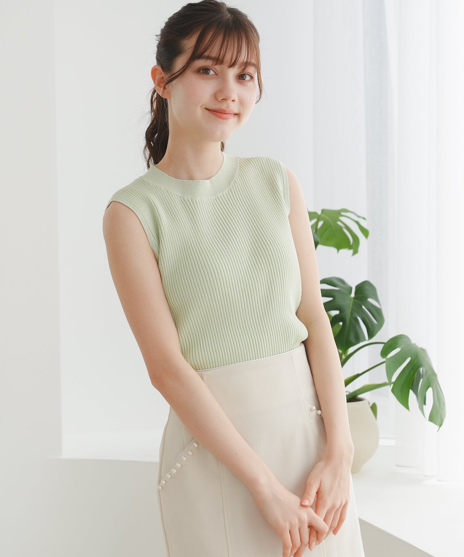 グリーン model:158cm 着用サイズ:S