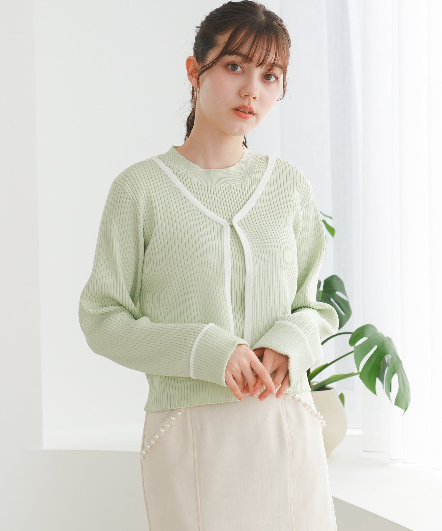 グリーン model:158cm 着用サイズ:S