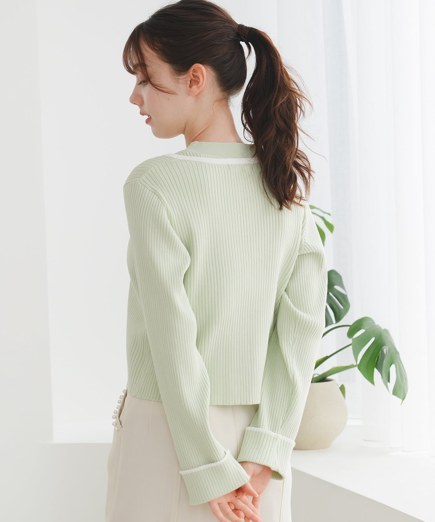 グリーン model:158cm 着用サイズ:S