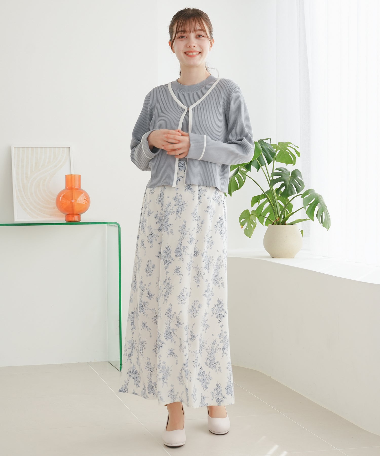 ライトグレー model:158cm 着用サイズ:S
