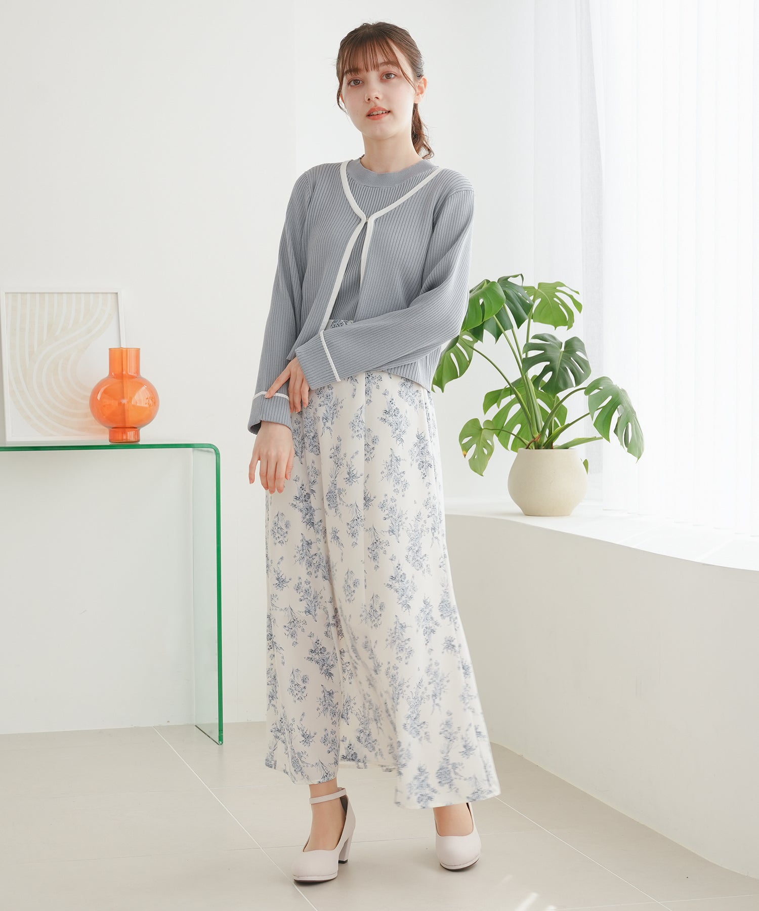 ライトグレー model:158cm 着用サイズ:S
