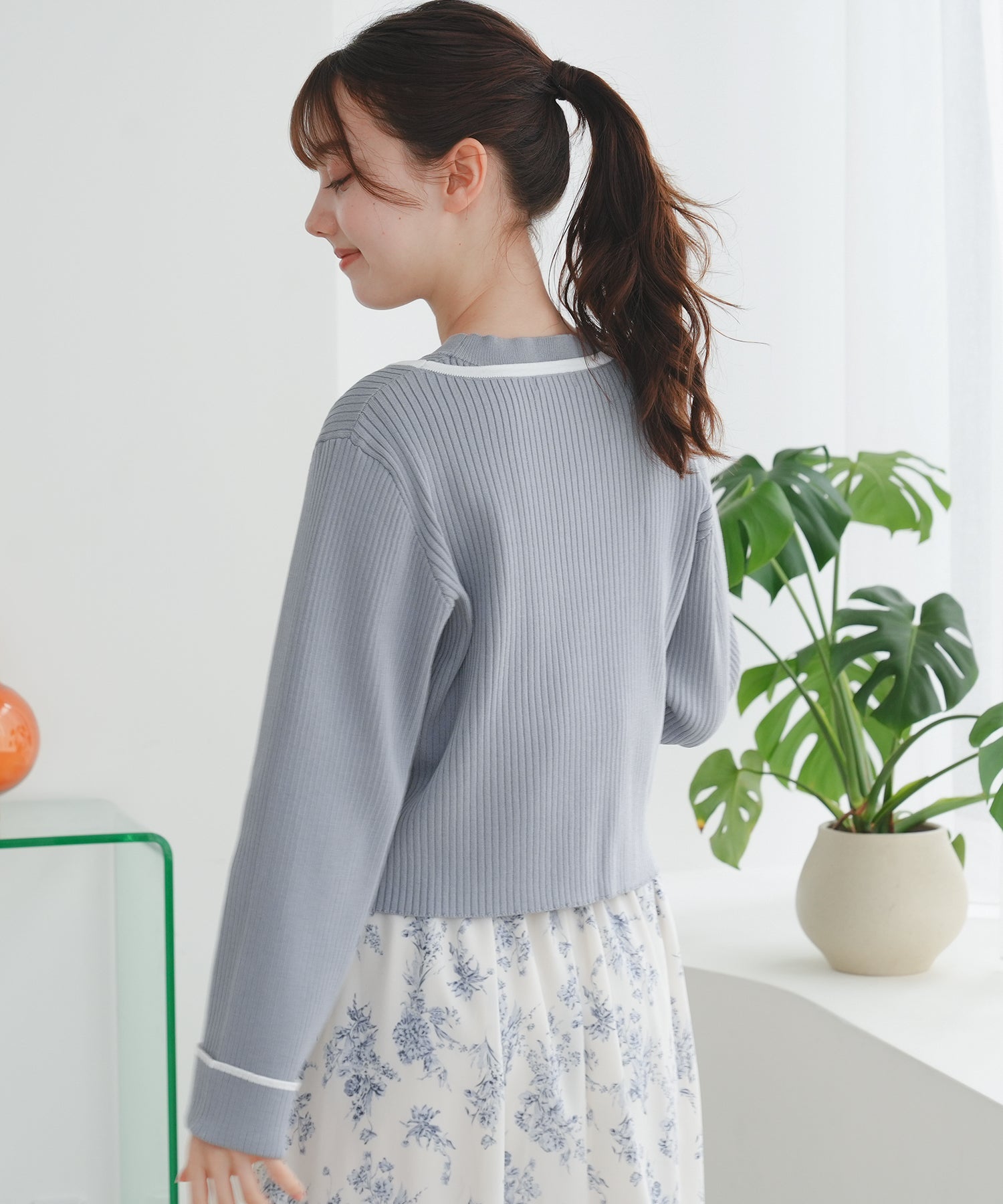 ライトグレー model:158cm 着用サイズ:S