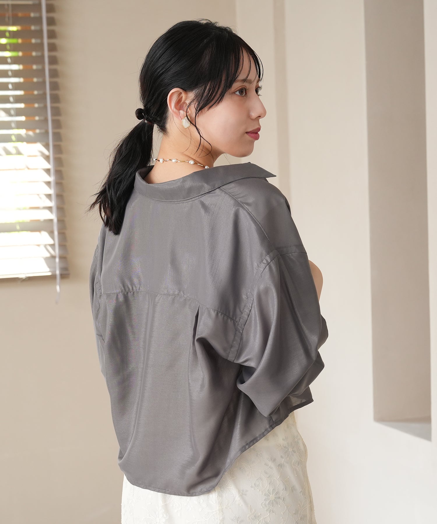 チャコール model:164㎝ 着用サイズ:M