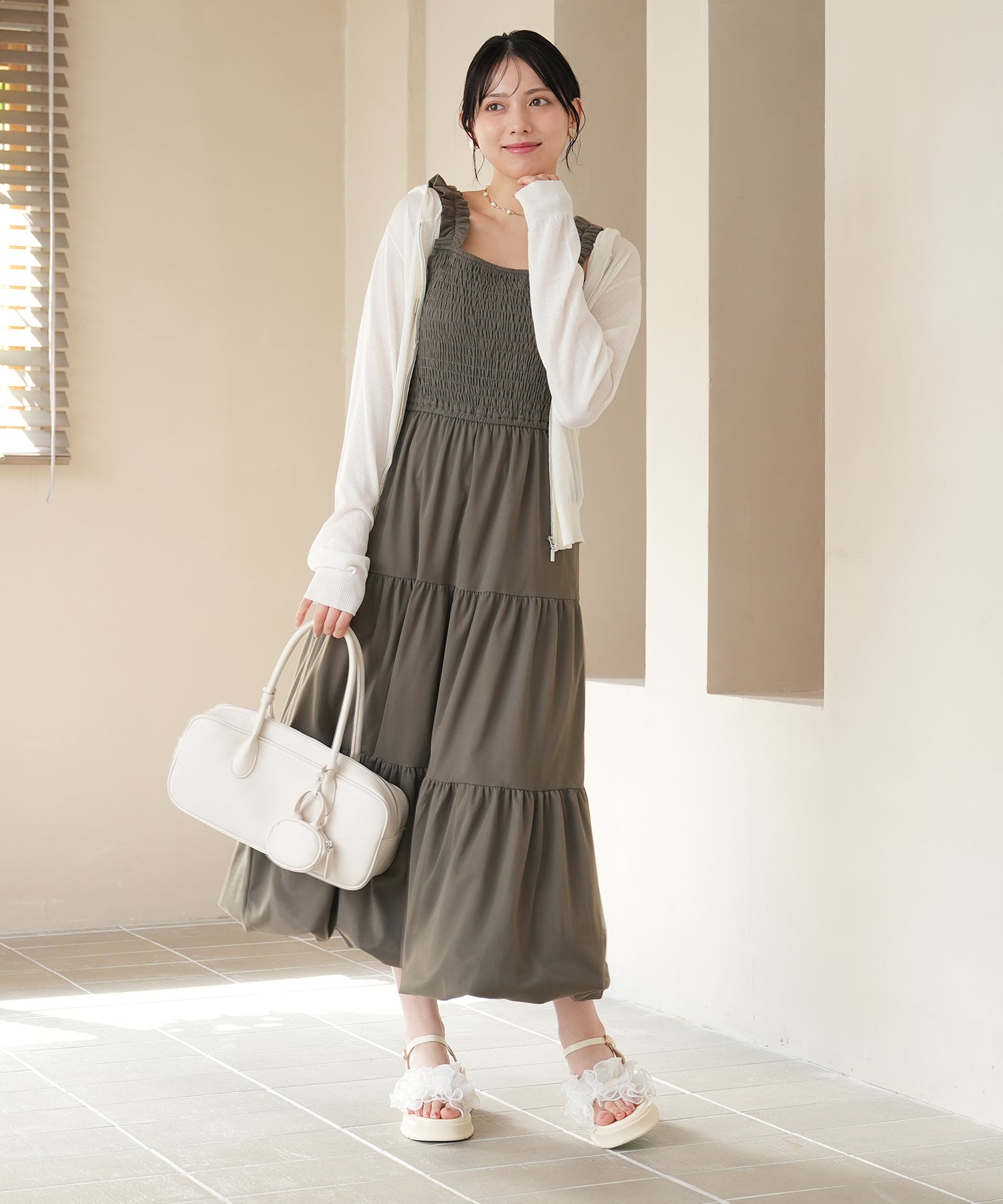 ホワイト model:164 着用サイズ:M