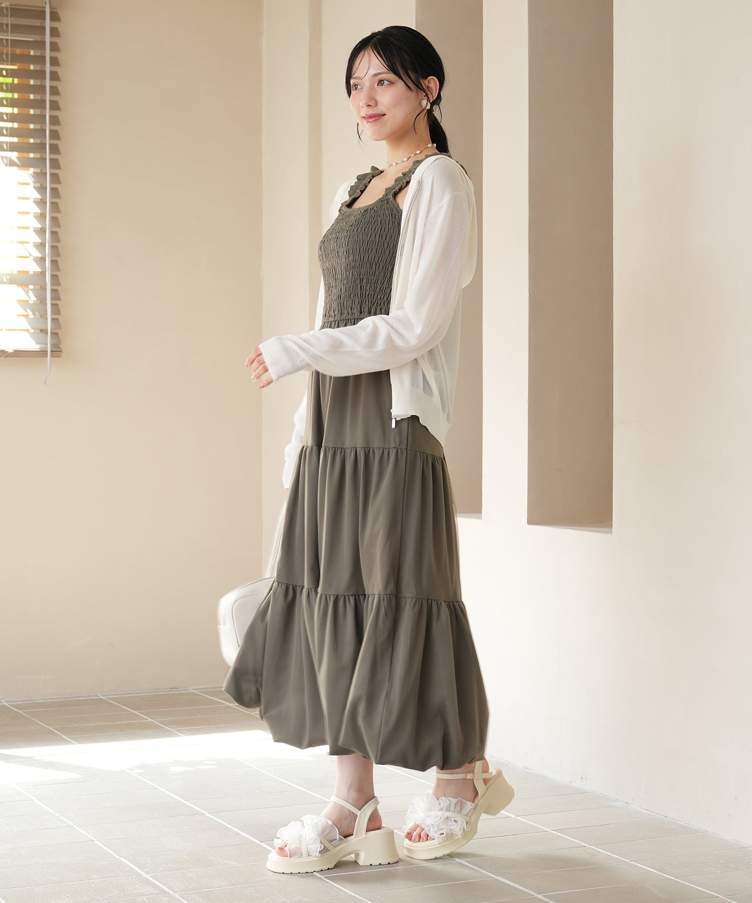 ホワイト model:164 着用サイズ:M