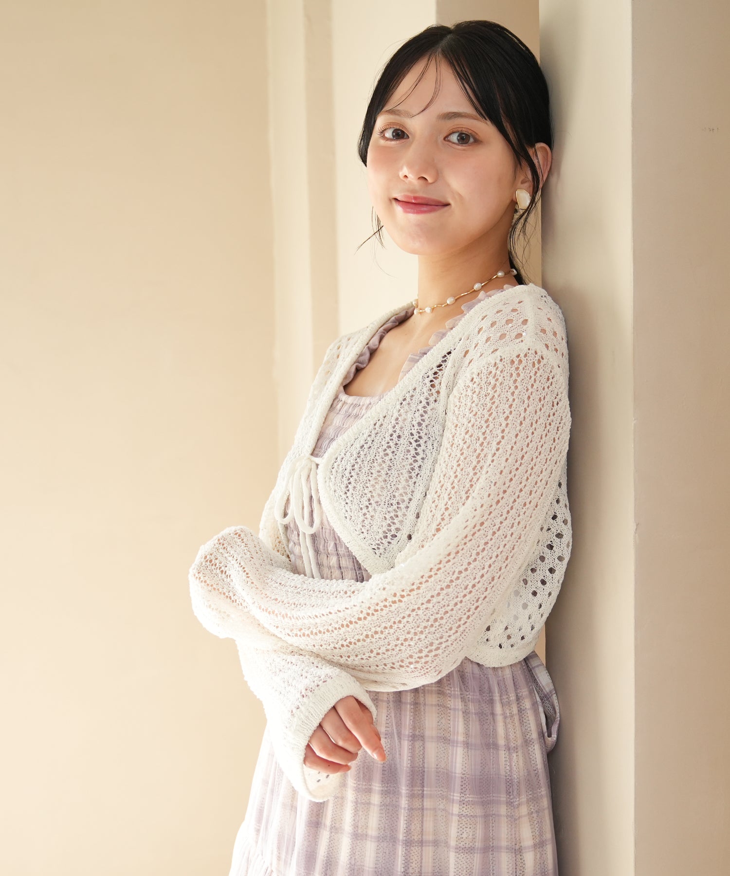 ホワイト model:164 着用サイズ:M