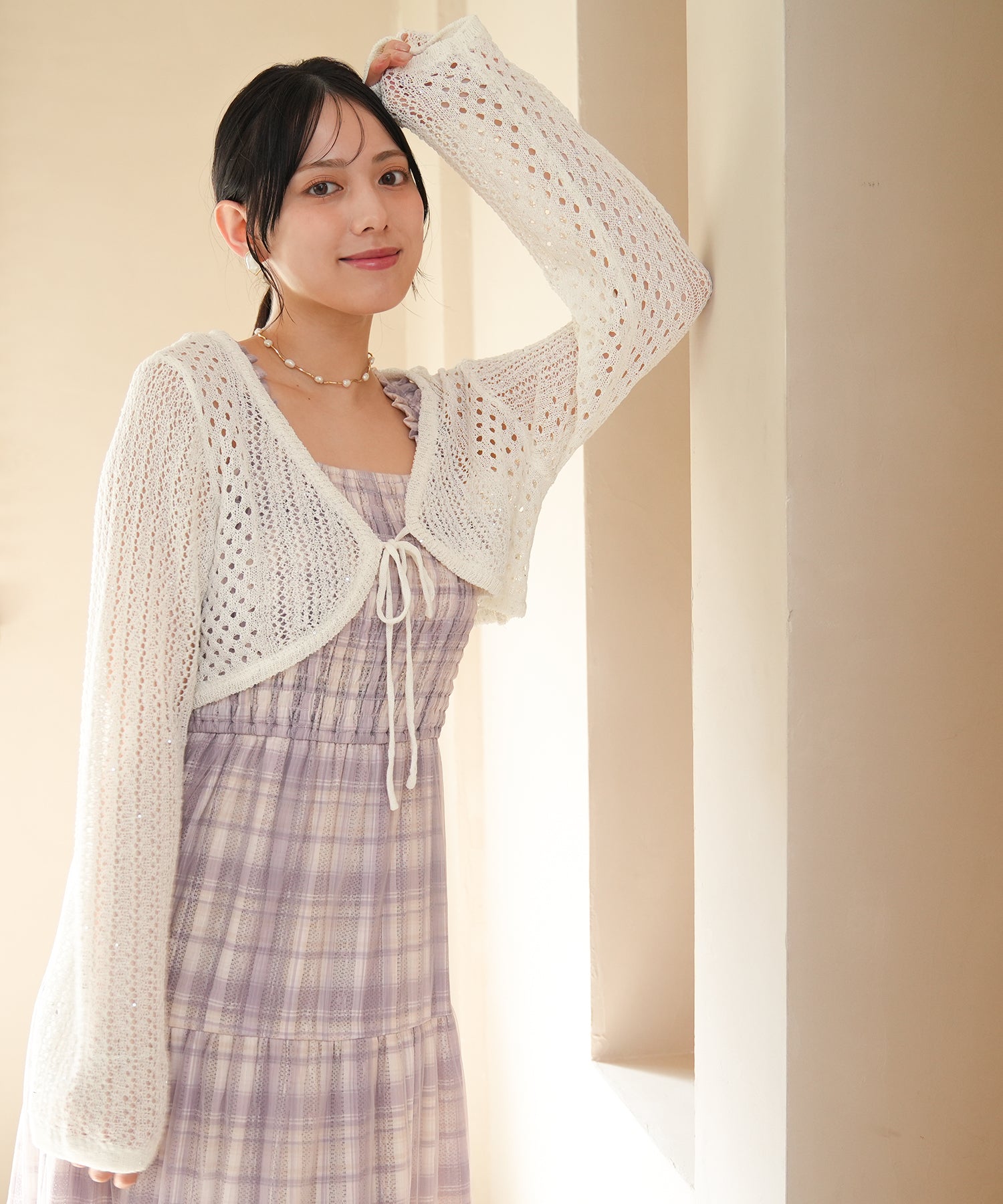 ホワイト model:164 着用サイズ:M