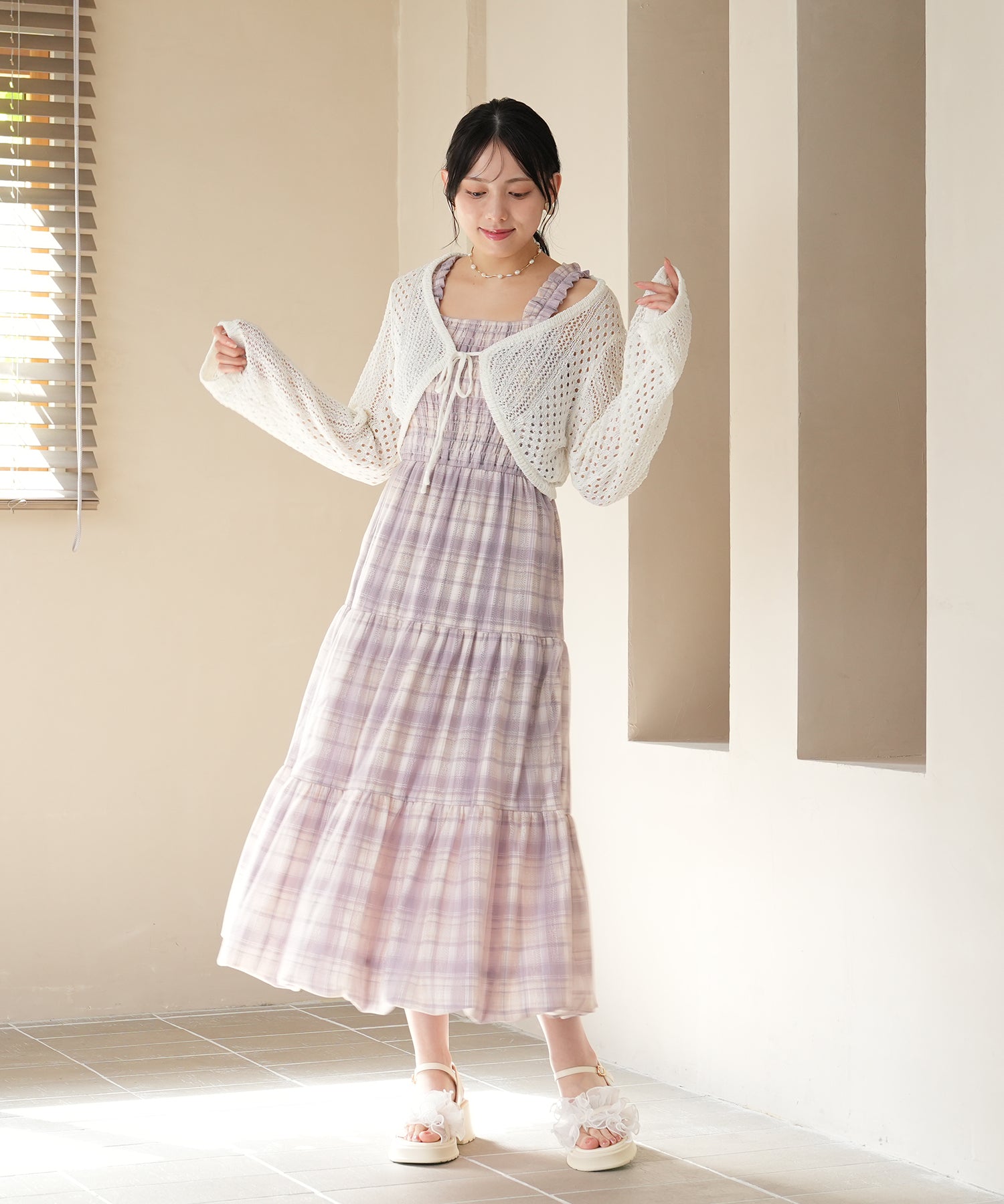 ホワイト model:164 着用サイズ:M