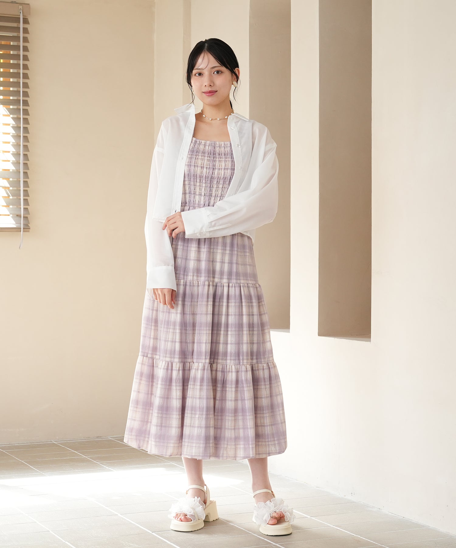 ホワイト model:164㎝ 着用サイズ:M