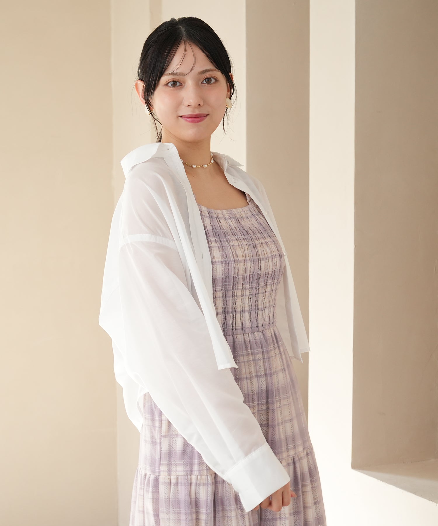 ホワイト model:164㎝ 着用サイズ:M