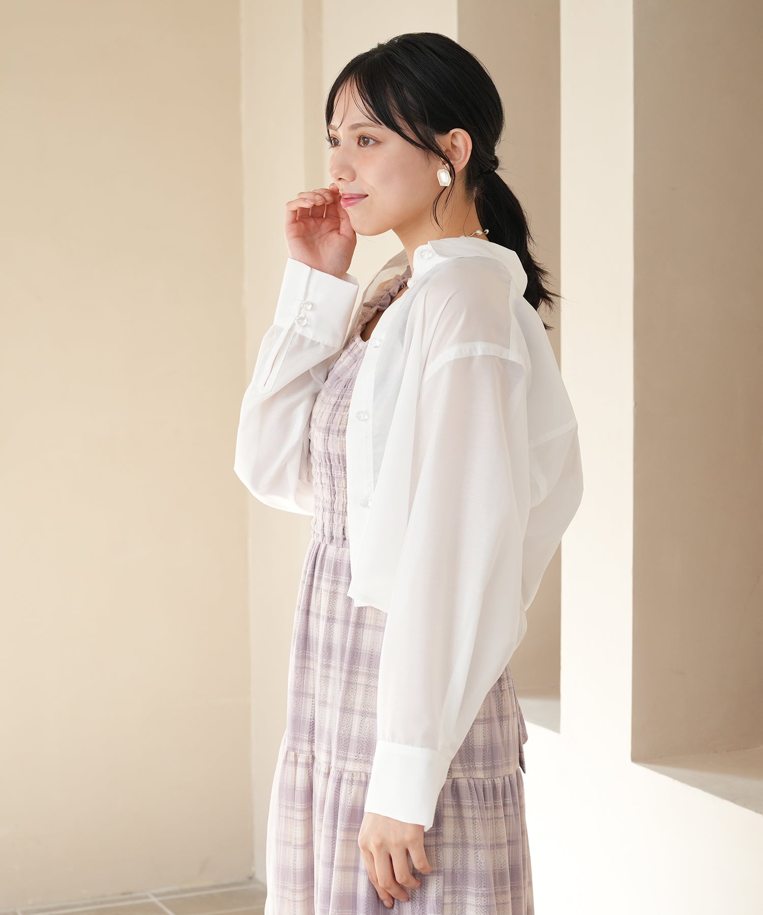 ホワイト model:164㎝ 着用サイズ:M