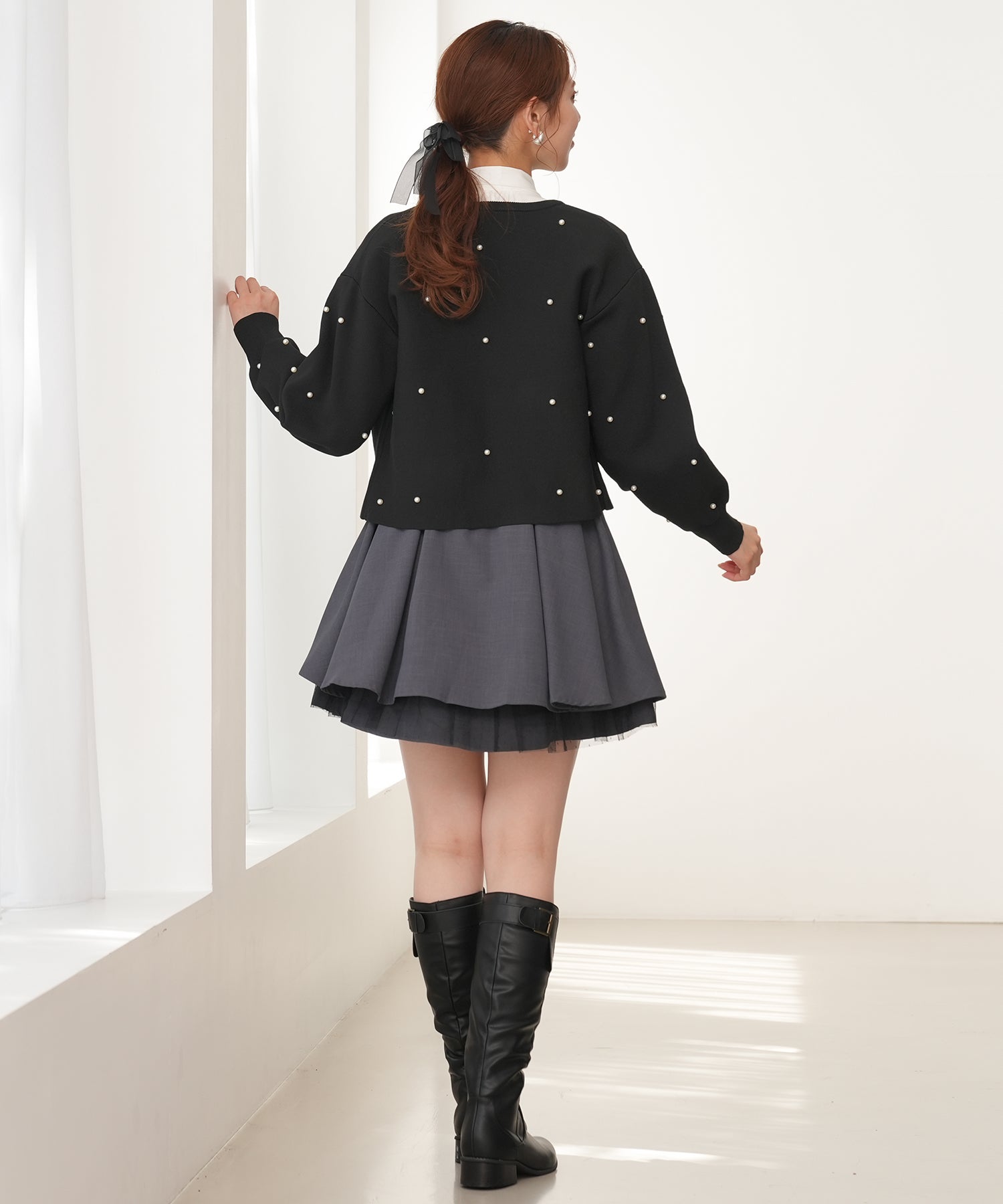 チャコール model:164cm 着用サイズ:M