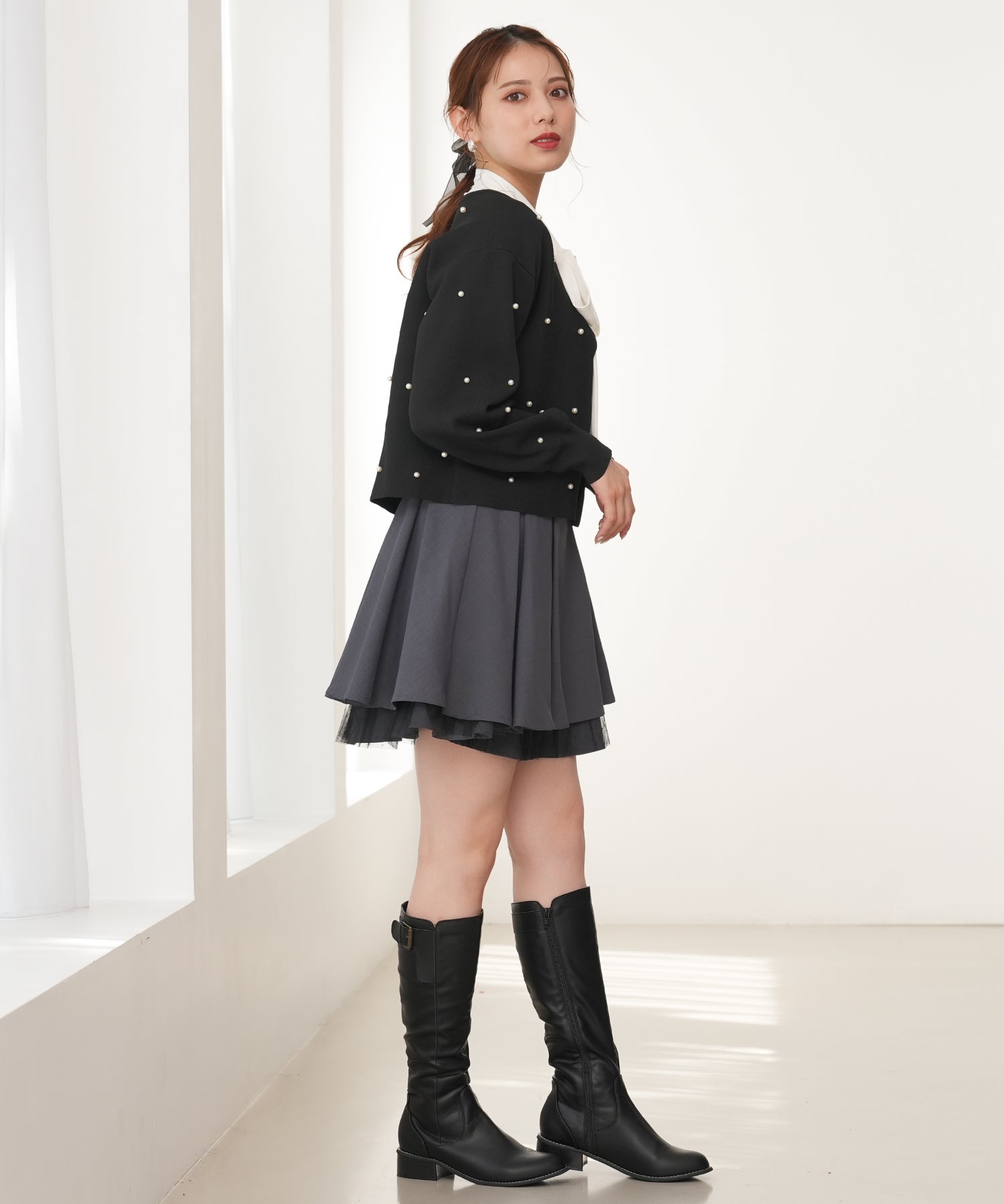 チャコール model:164cm 着用サイズ:M