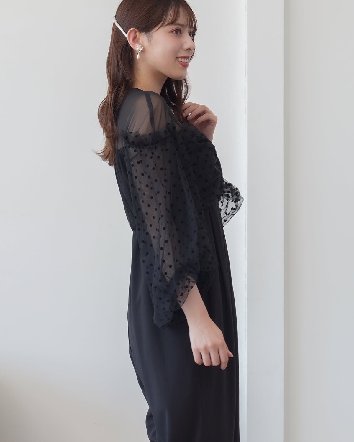 ブラック model:163 着用サイズ:M