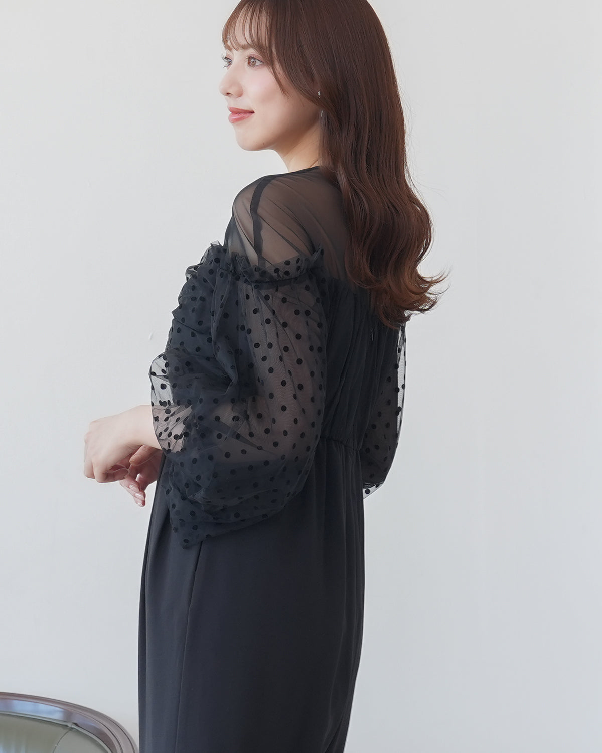 ブラック model:163 着用サイズ:M