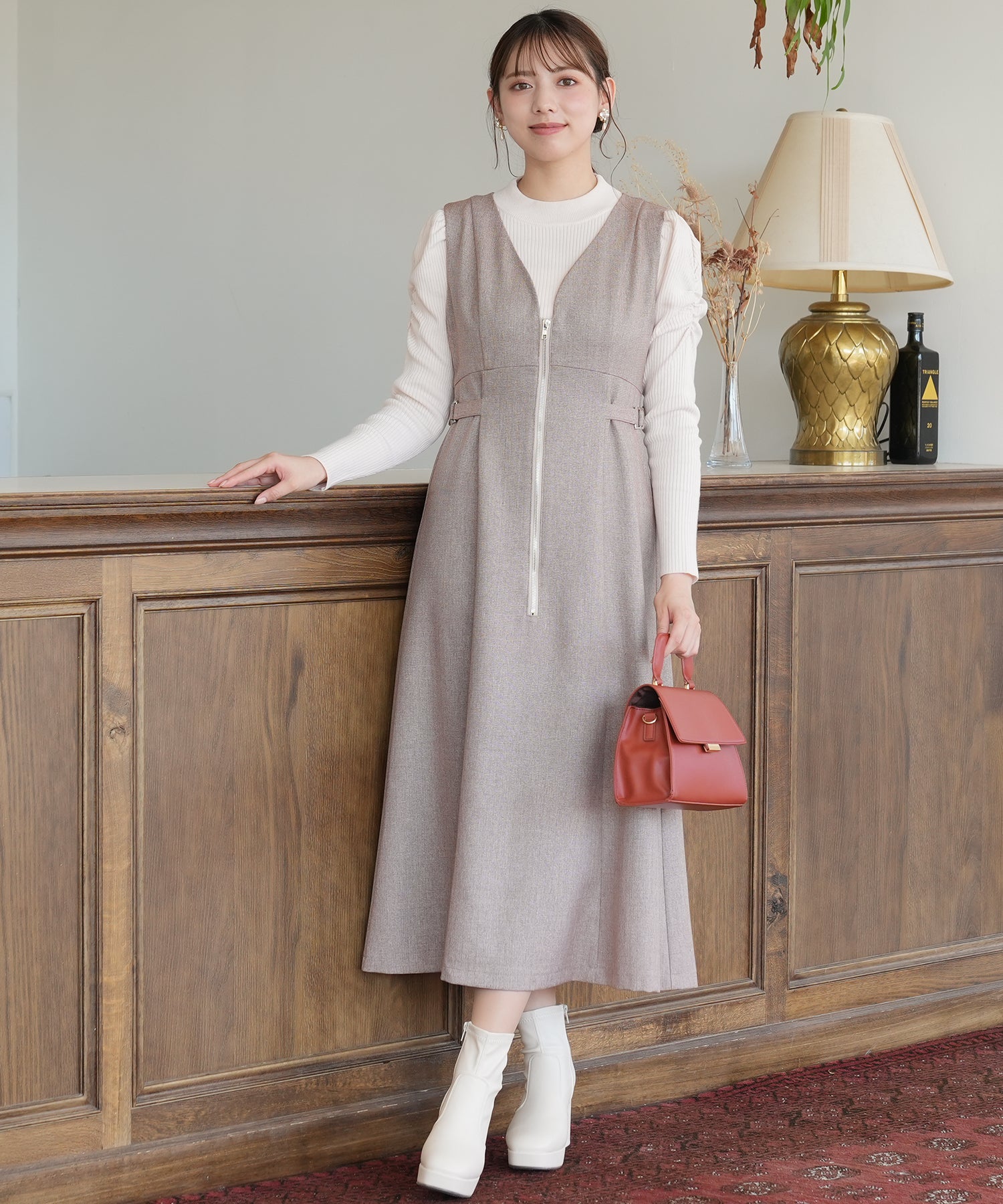 オレンジ model:164cm 着用サイズ:M