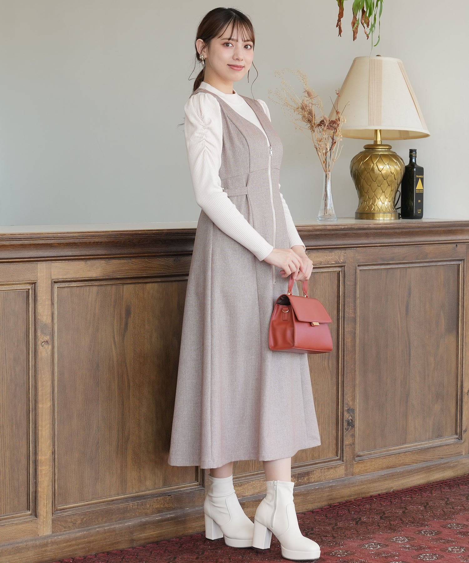 オレンジ model:164cm 着用サイズ:M