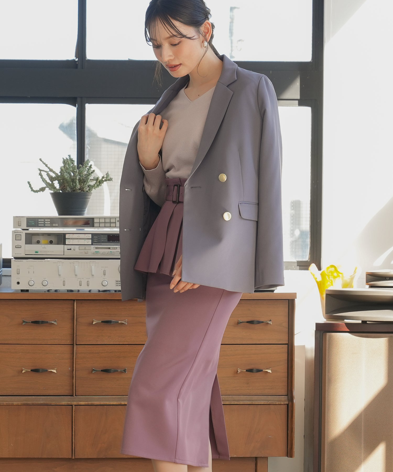 チャコール model:165 着用サイズ:M