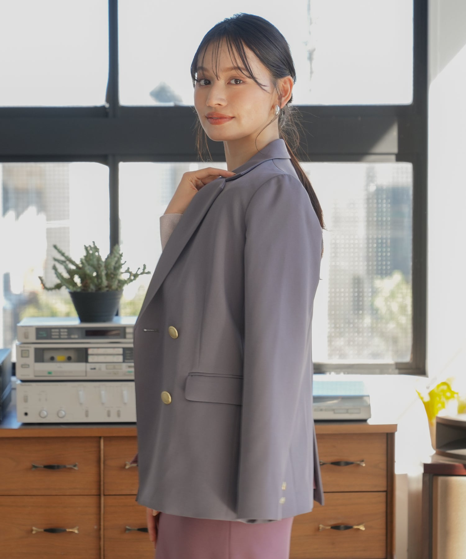 チャコール model:165 着用サイズ:M