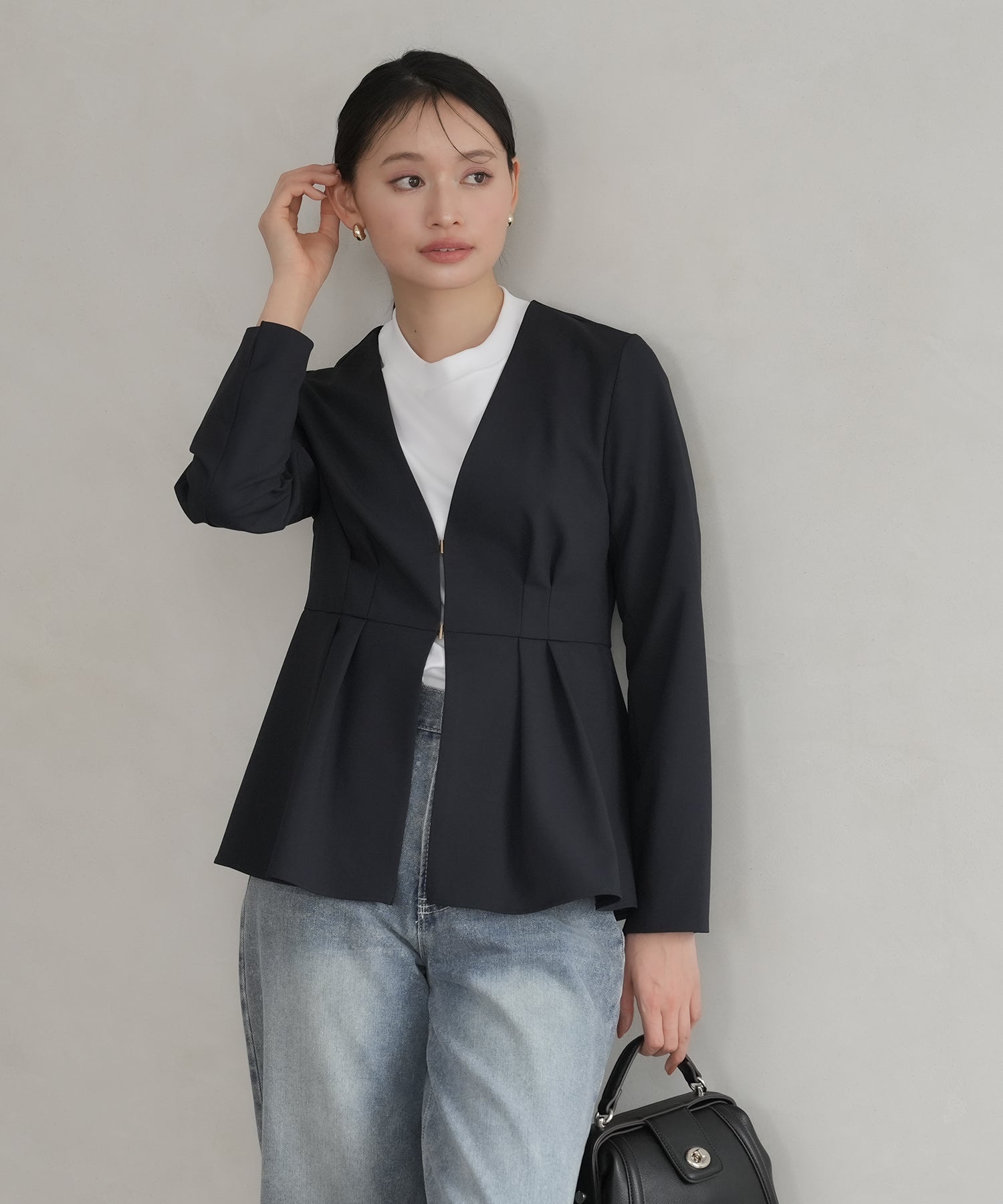 ネイビー model:165 着用サイズ:M