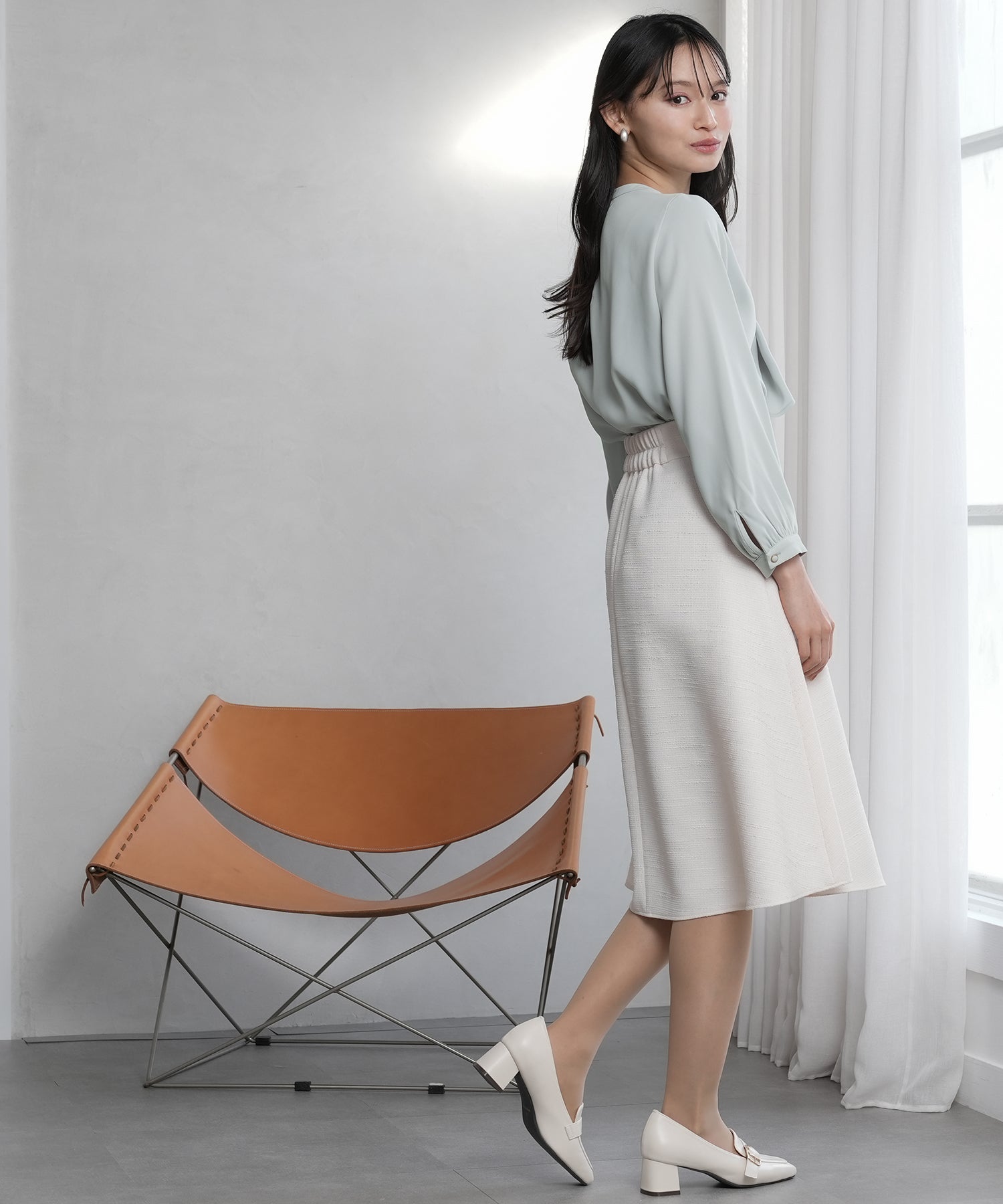 ライトグレー model:165 着用サイズ:M