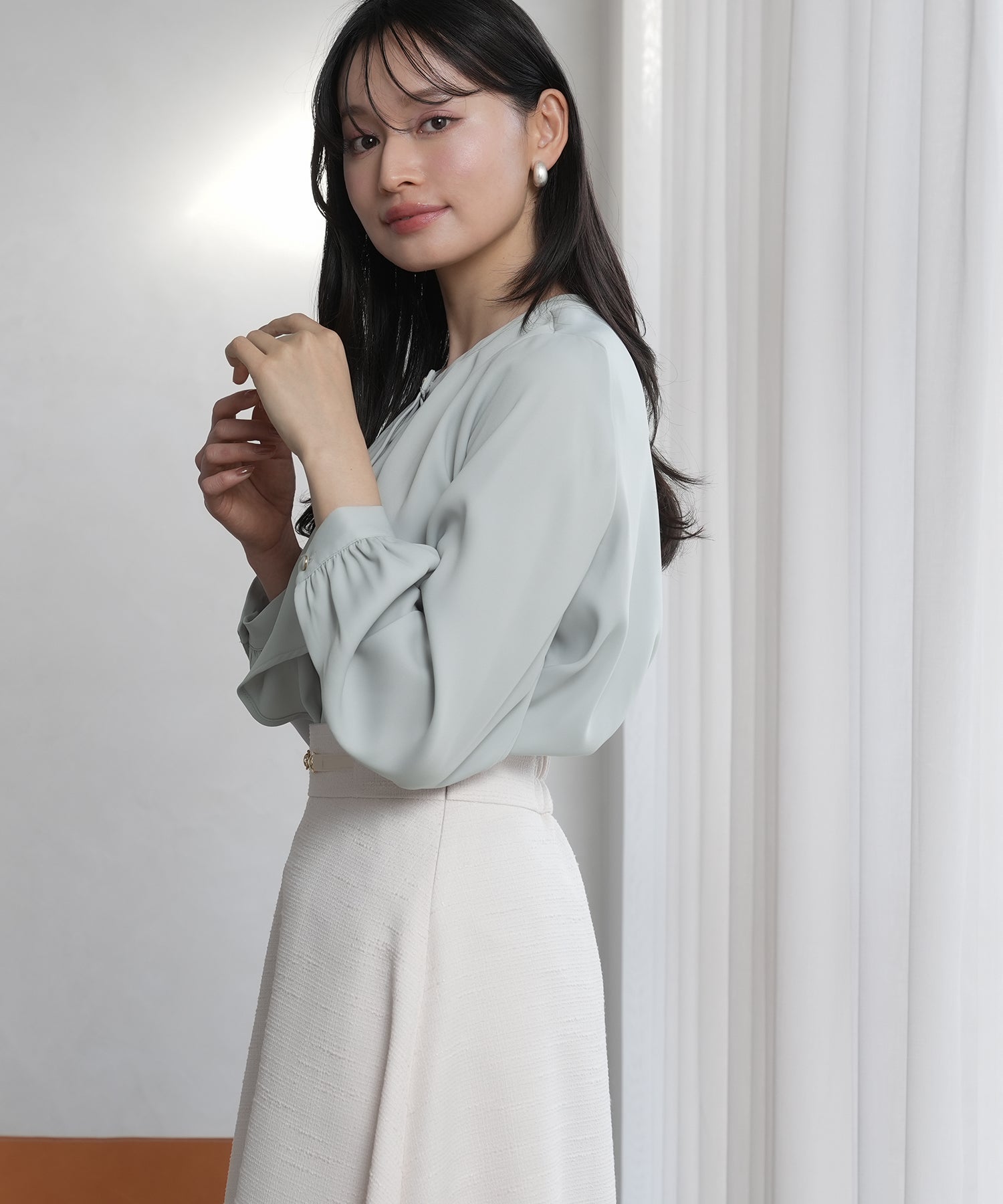 ライトグレー model:165 着用サイズ:M