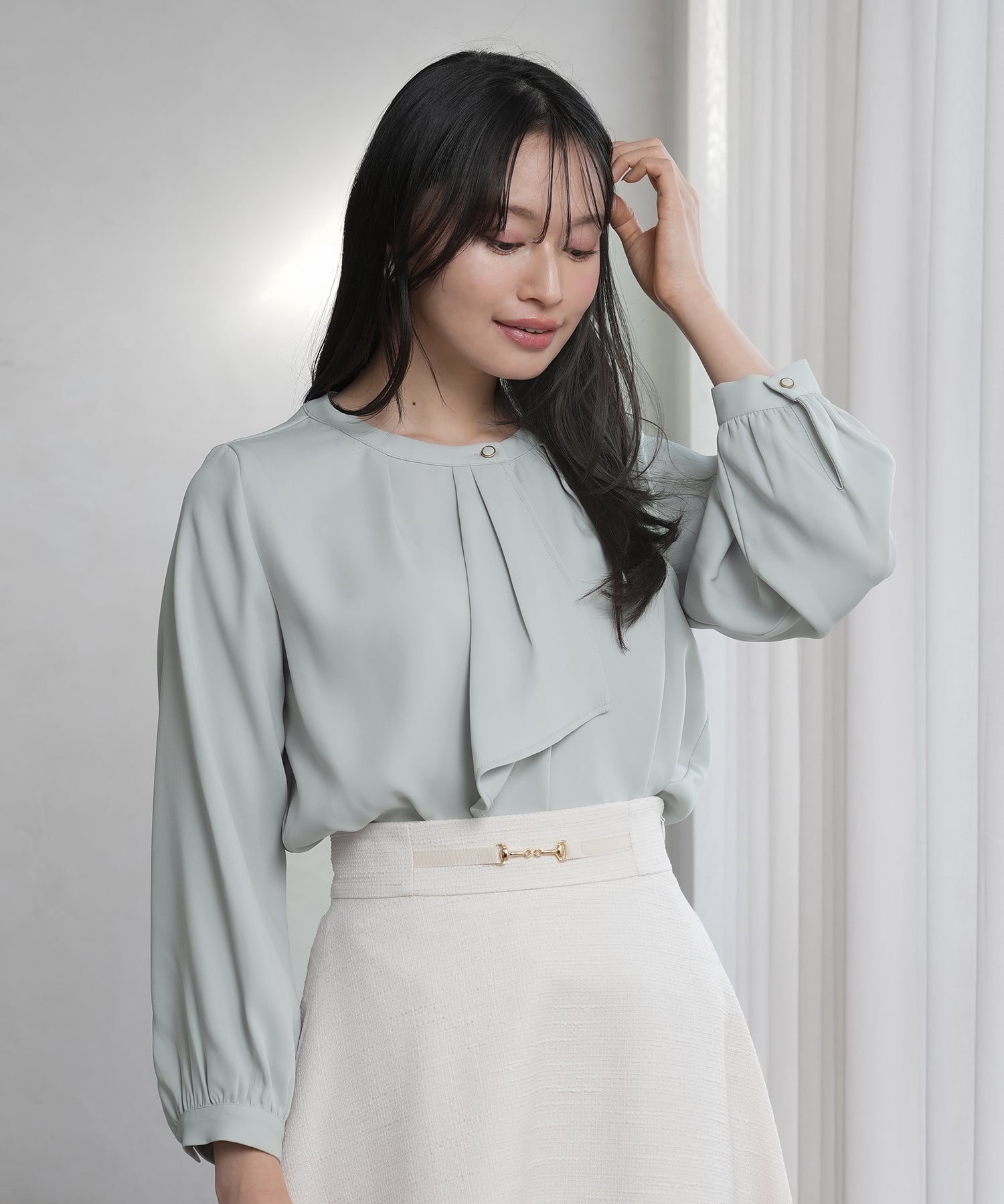 ライトグレー model:165 着用サイズ:M