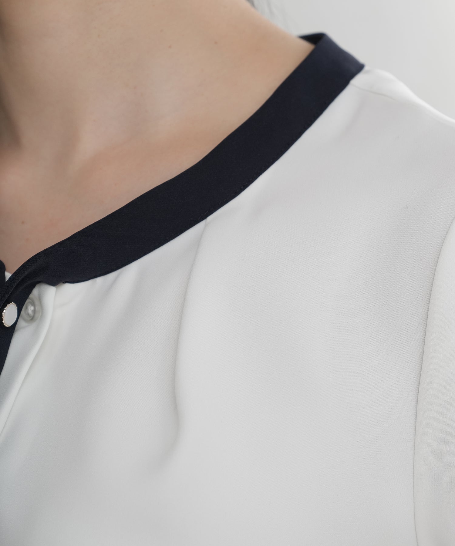 生地(ホワイト×ネイビー)