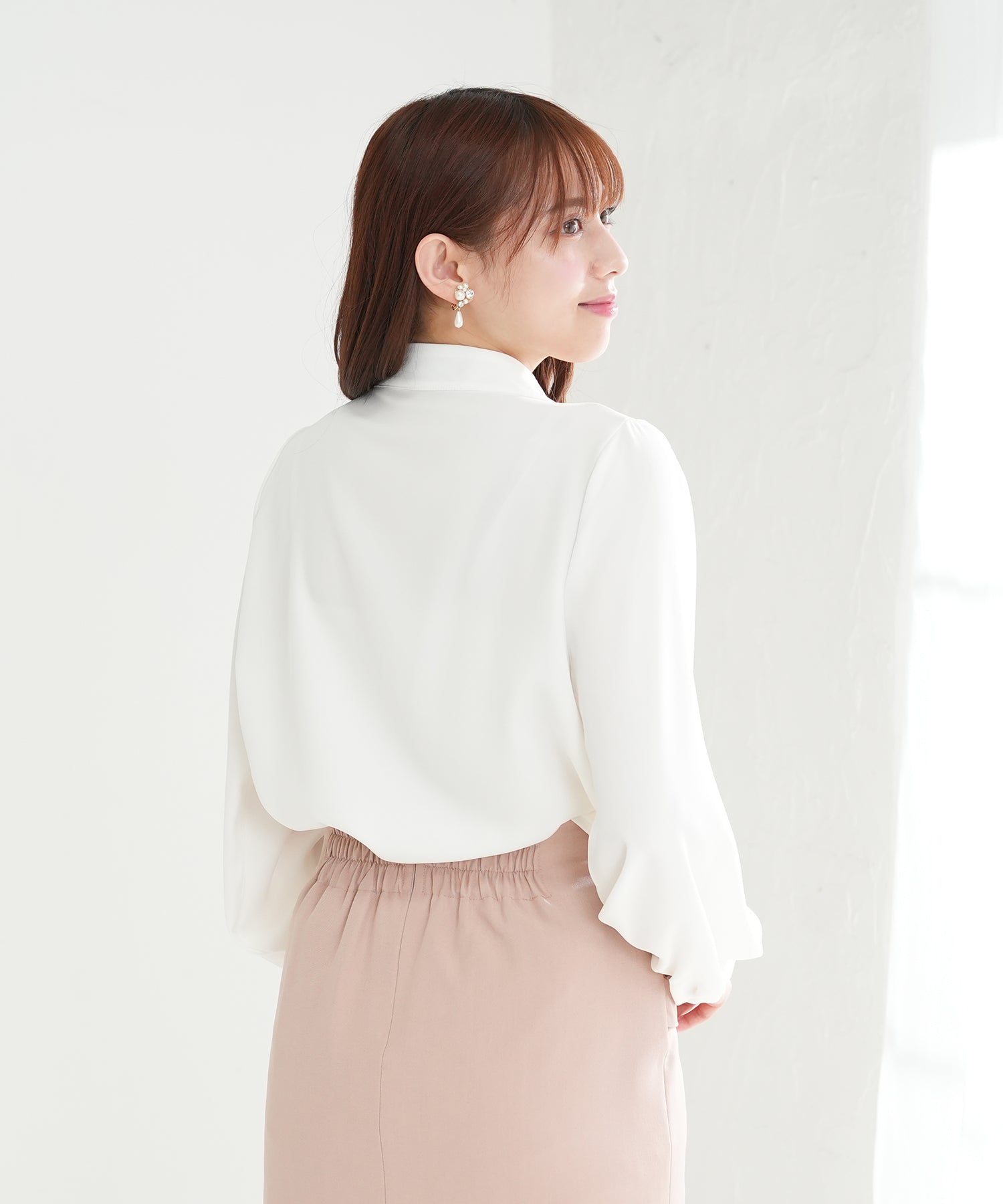 ホワイト model:164 着用サイズ:M