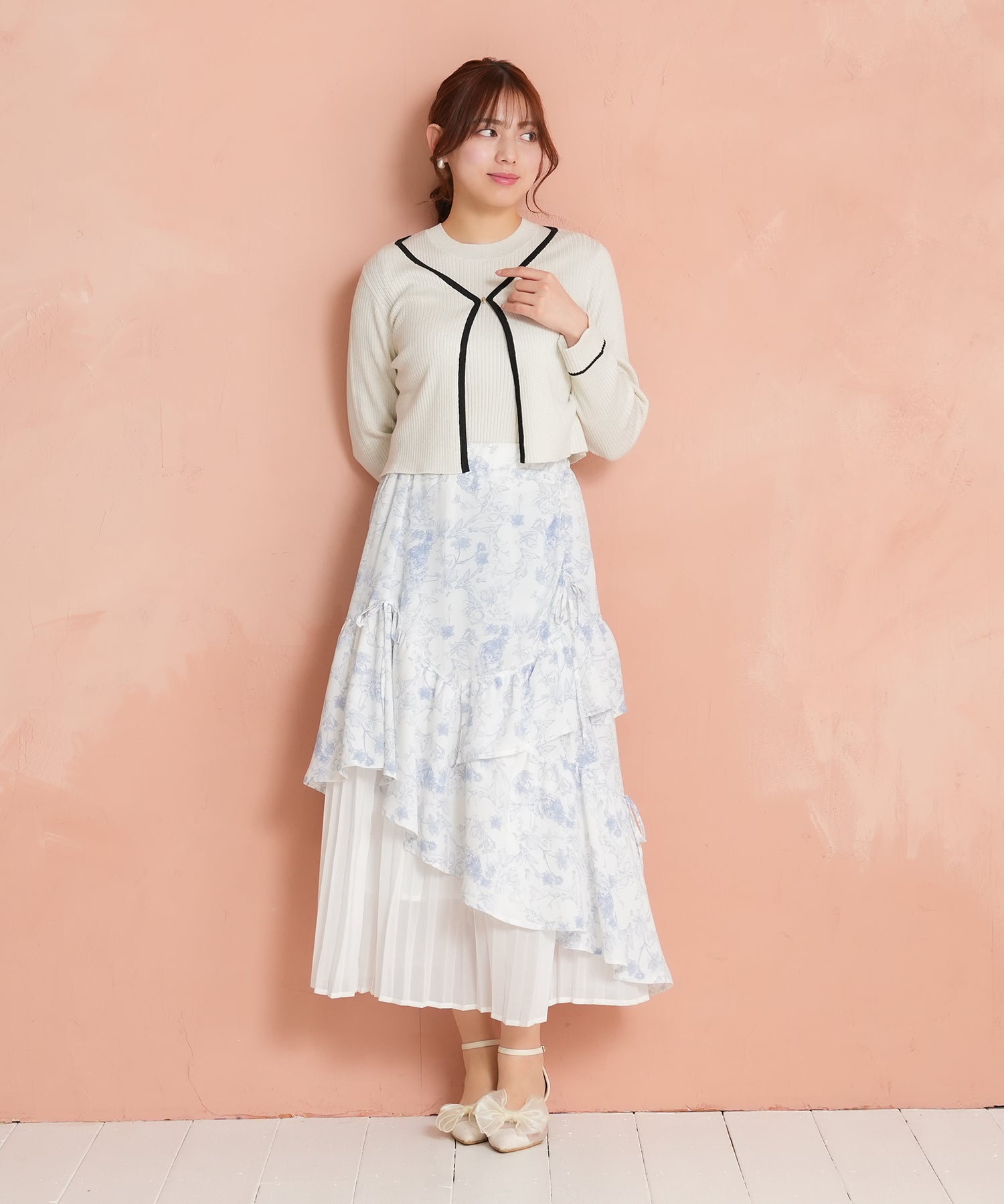ホワイト model:164 着用サイズ:M