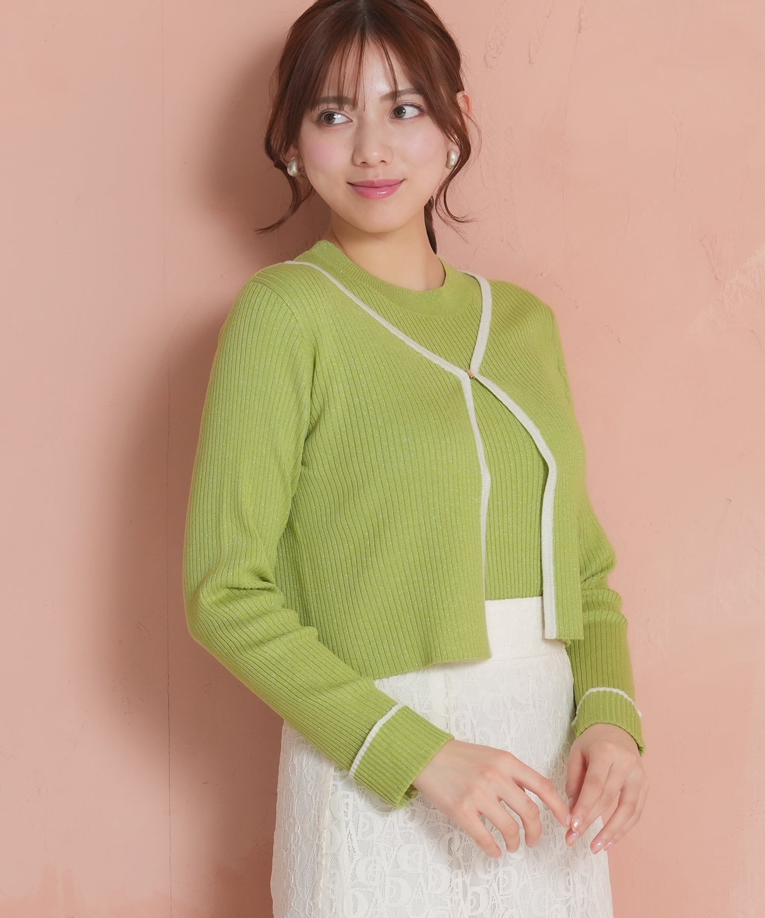 グリーン model:164 着用サイズ:M