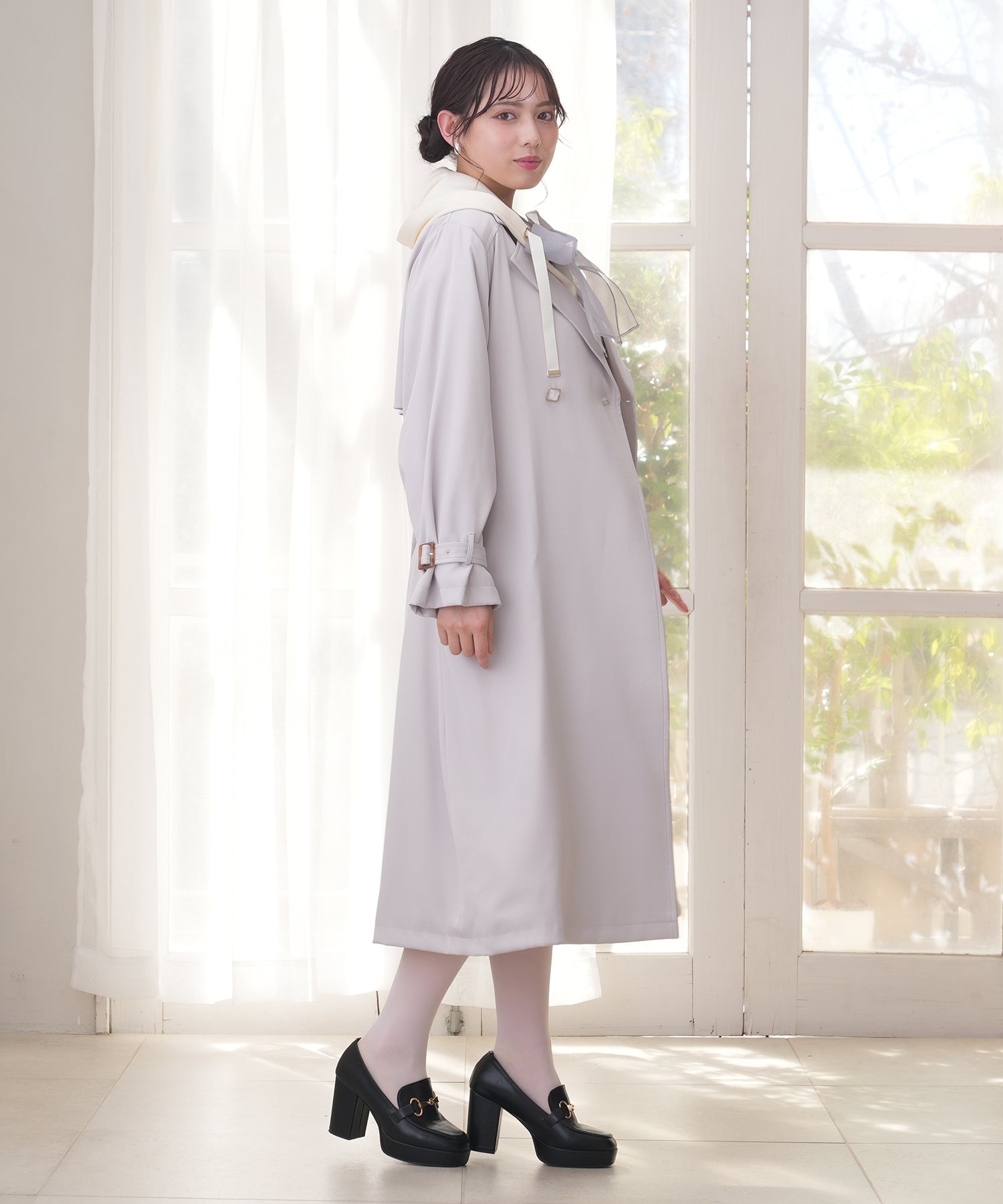 ラベンダー model:164 着用サイズ:M