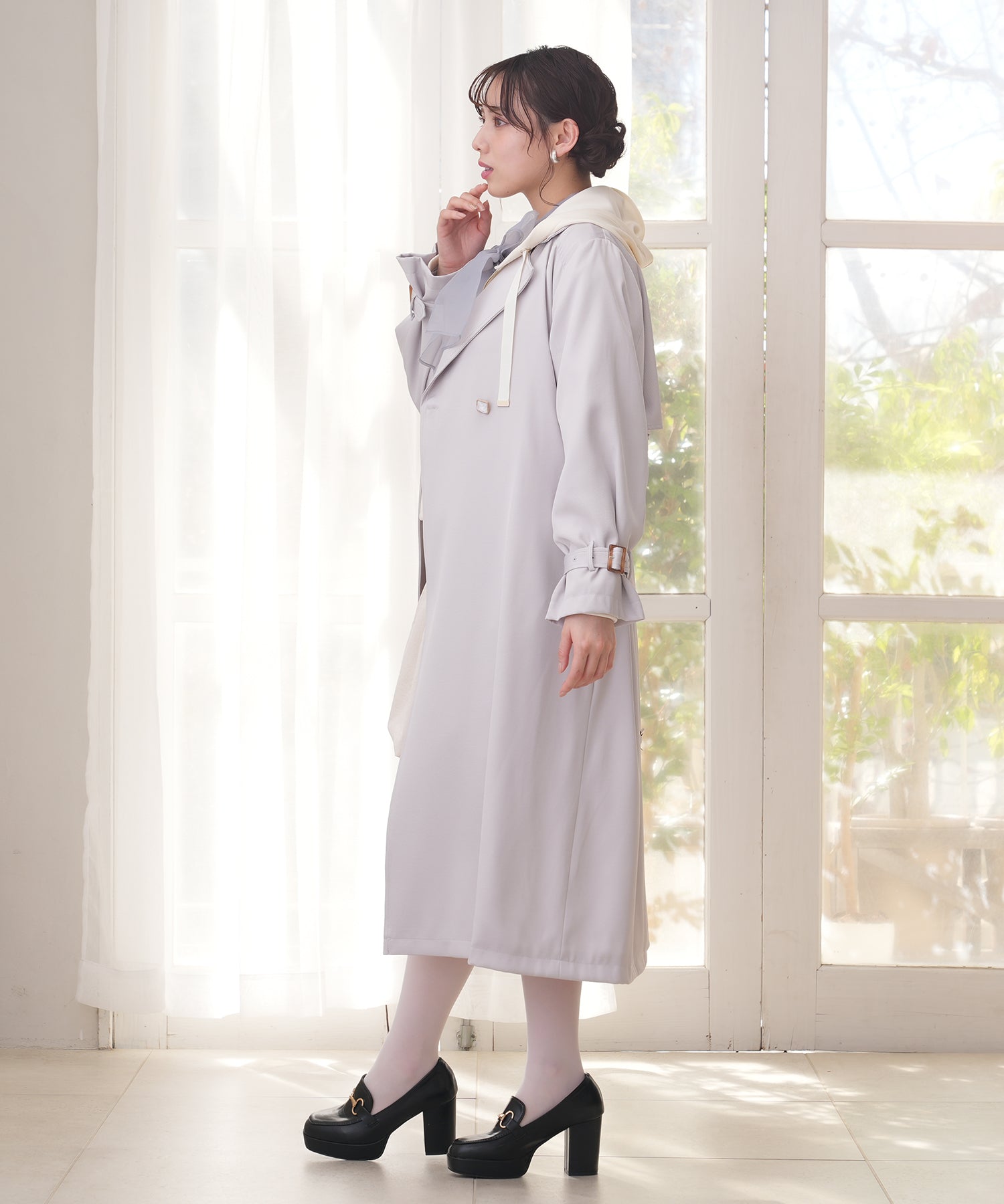 ラベンダー model:164 着用サイズ:M