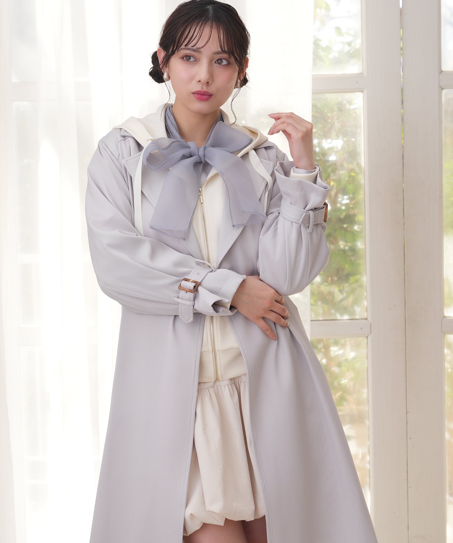 ラベンダー model:164 着用サイズ:M