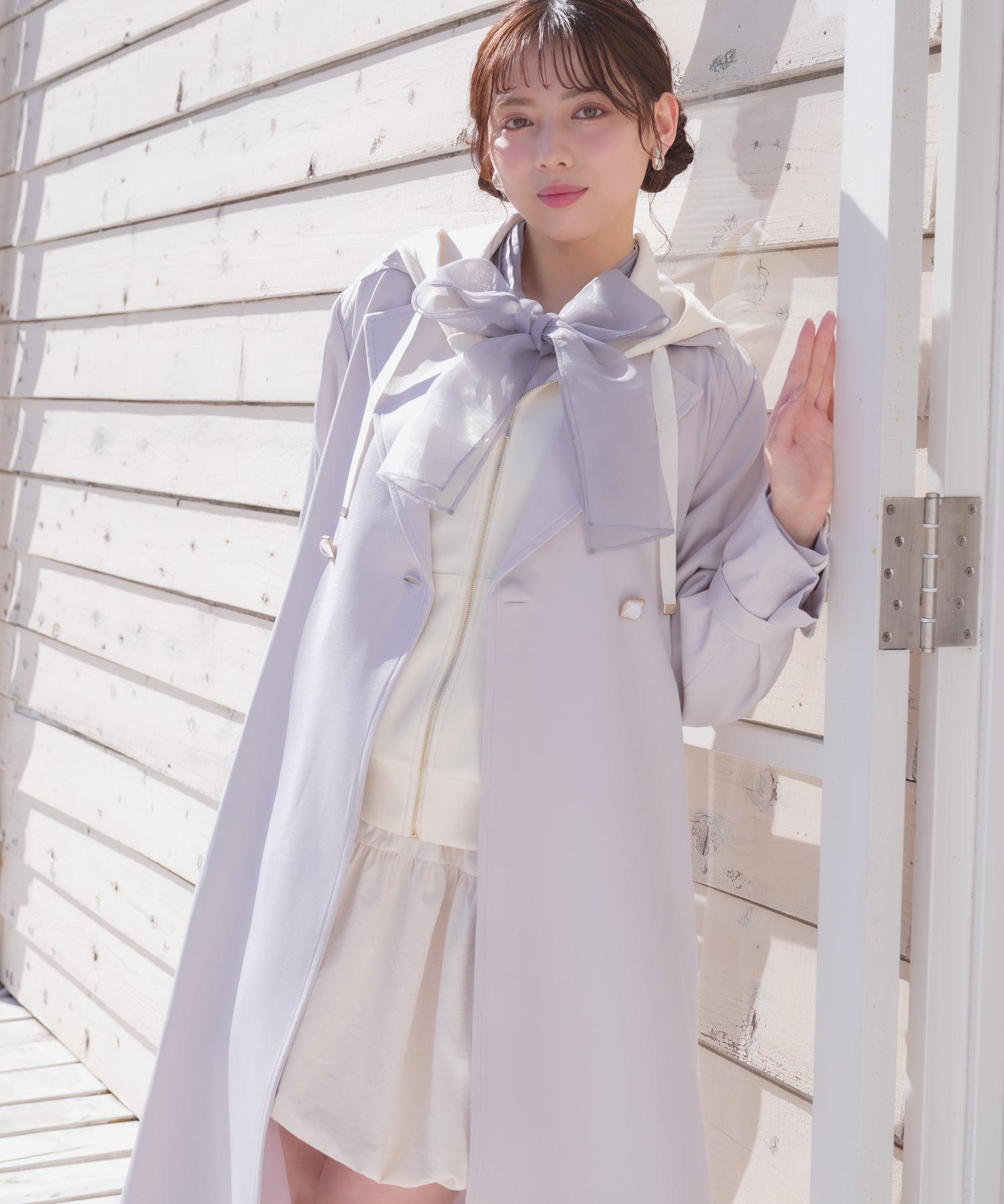 ラベンダー model:164 着用サイズ:M