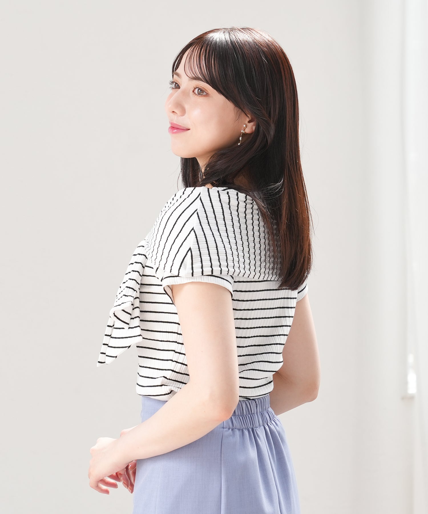ホワイト×ブラック model:164cm 着用サイズ:M