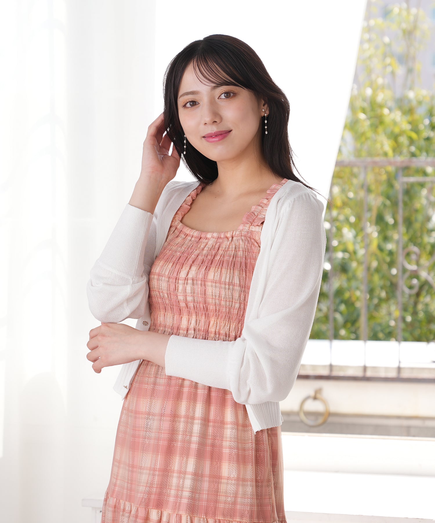ホワイト model:164 着用サイズ:M