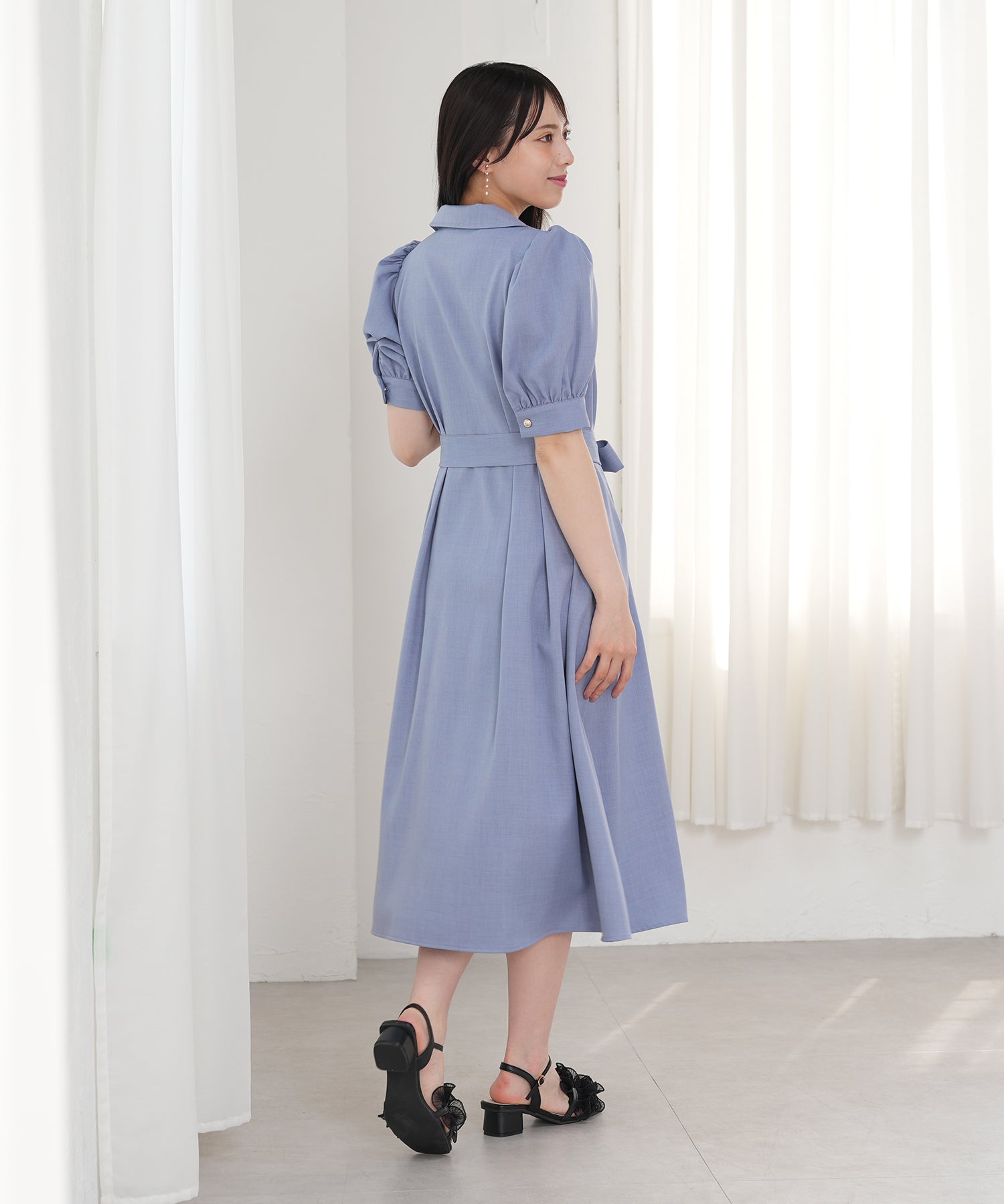 ブルー model:164 着用サイズ:M